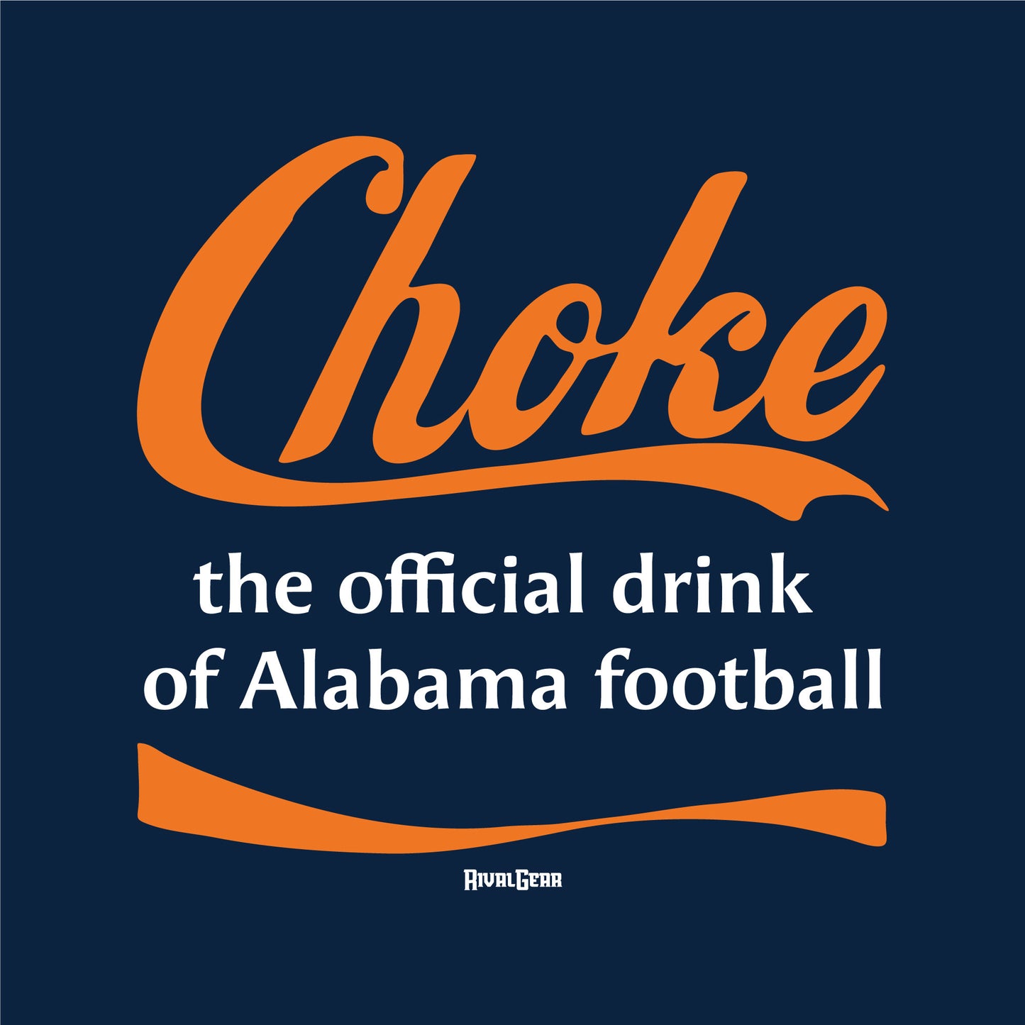 Choke T-Shirt for Auburn Football Fans (Anti-Alabama)