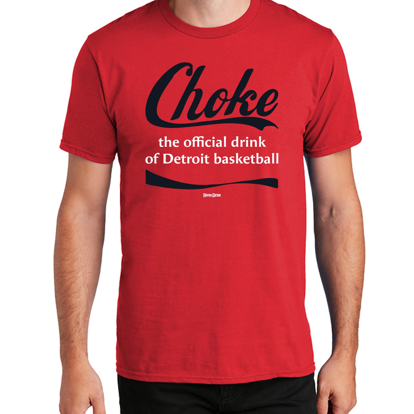 Choke T-Shirt for Chicago Basketball Fans (Anti-Detroit)