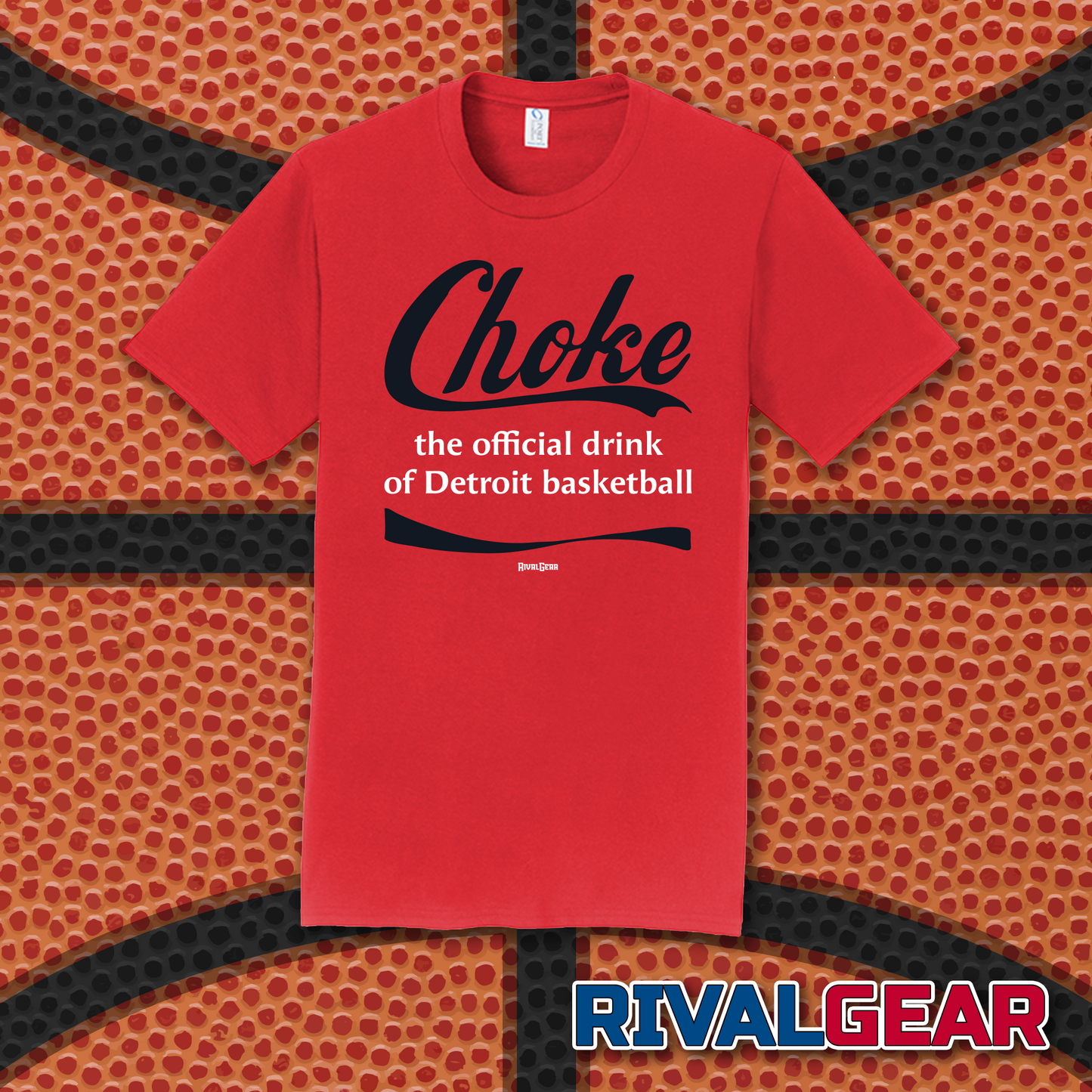 Choke T-Shirt for Chicago Basketball Fans (Anti-Detroit)