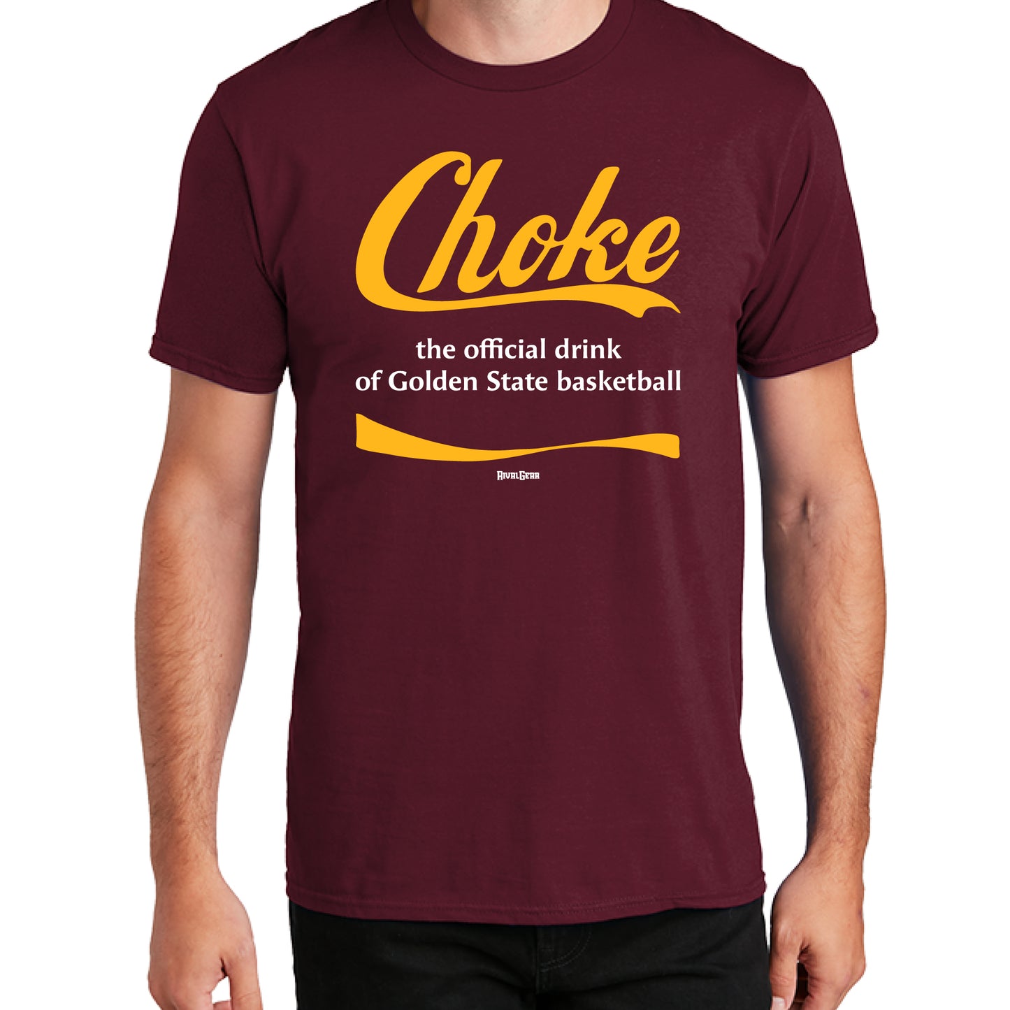 Choke T-Shirt for Cleveland Basketball Fans (Anti-Warriors)