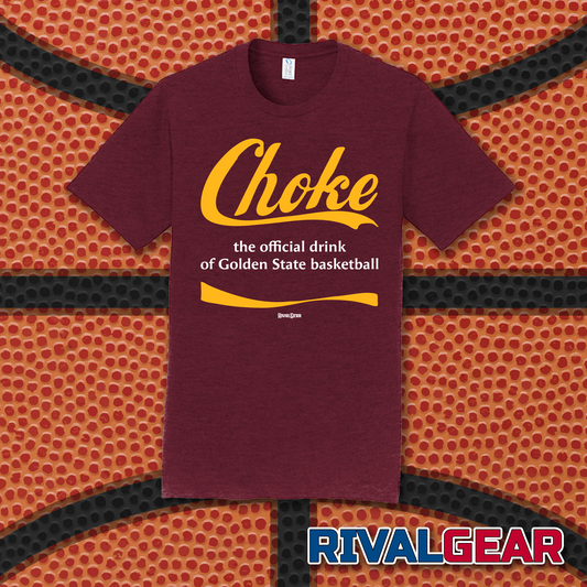 Choke T-Shirt for Cleveland Basketball Fans (Anti-Warriors)