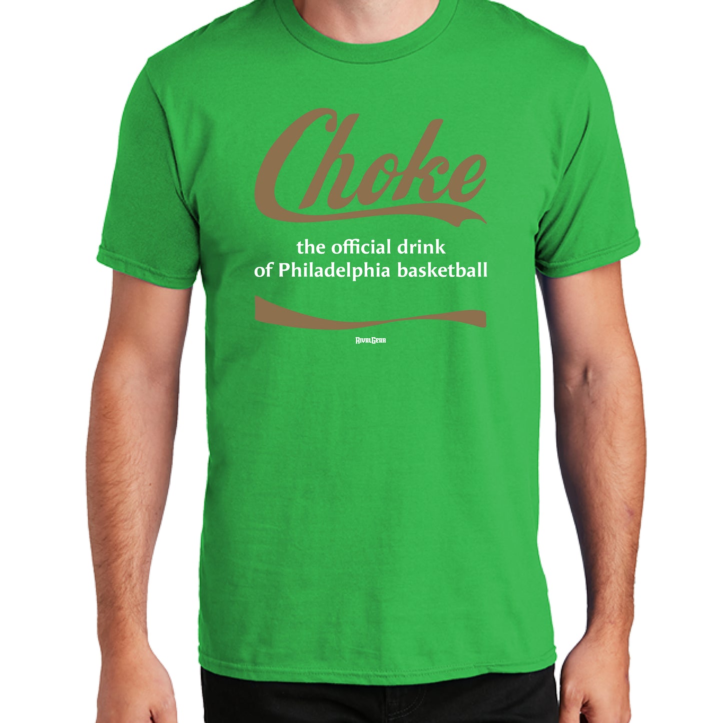 Choke T-Shirt for Boston Basketball Fans (Anti-Philadelphia)