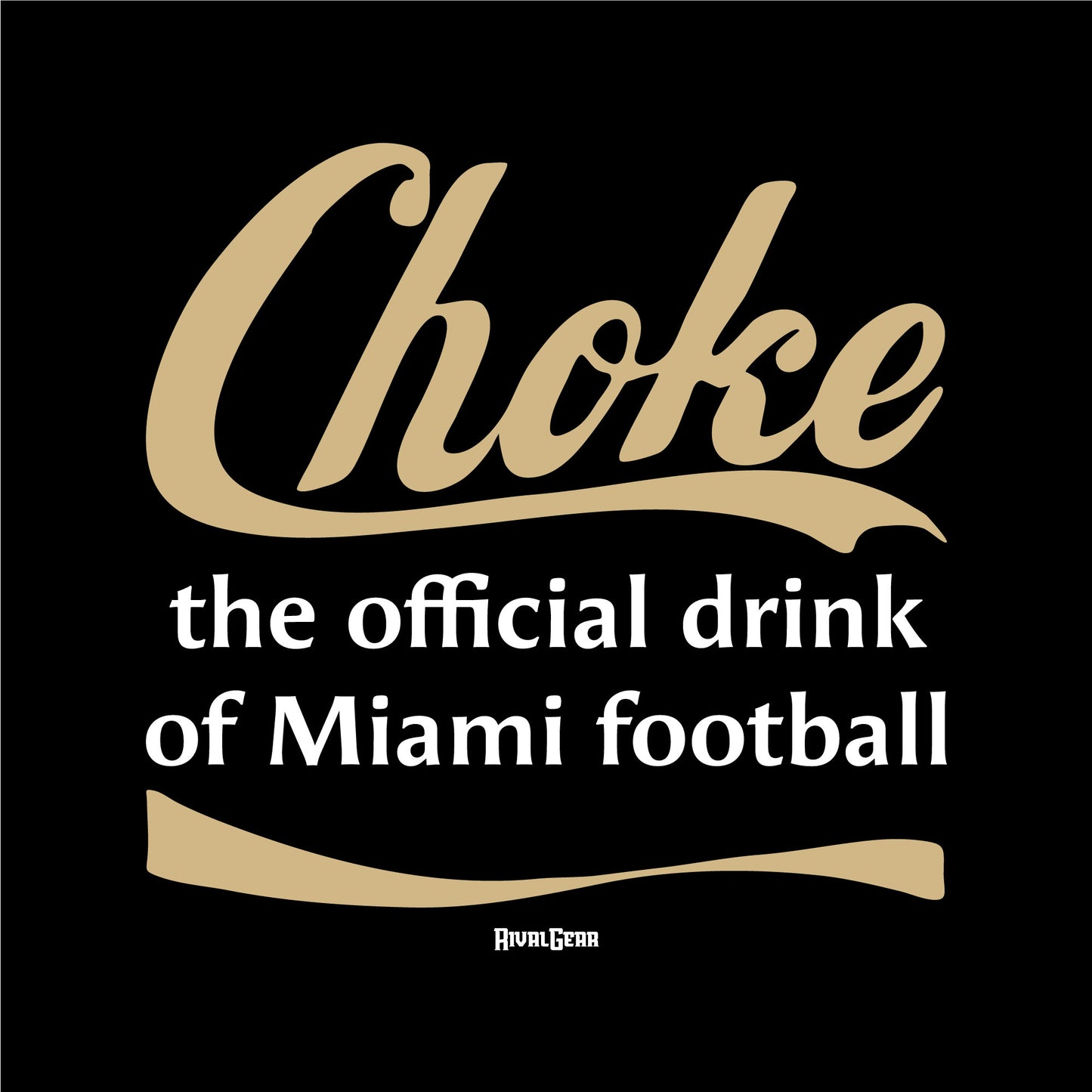 Choke T-Shirt for Florida State Football Fans (Anti-Miami)