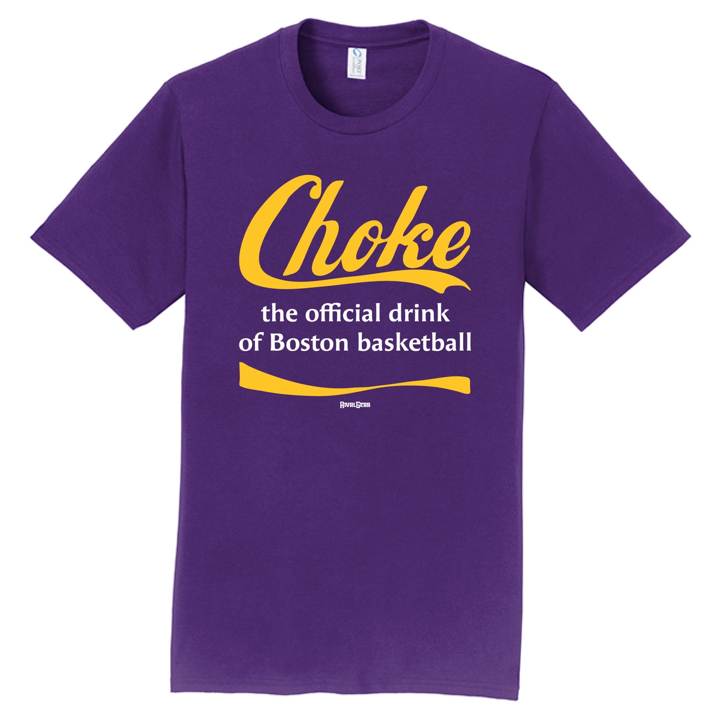 Choke T-Shirt for Los Angeles Basketball Fans (Anti-Boston)