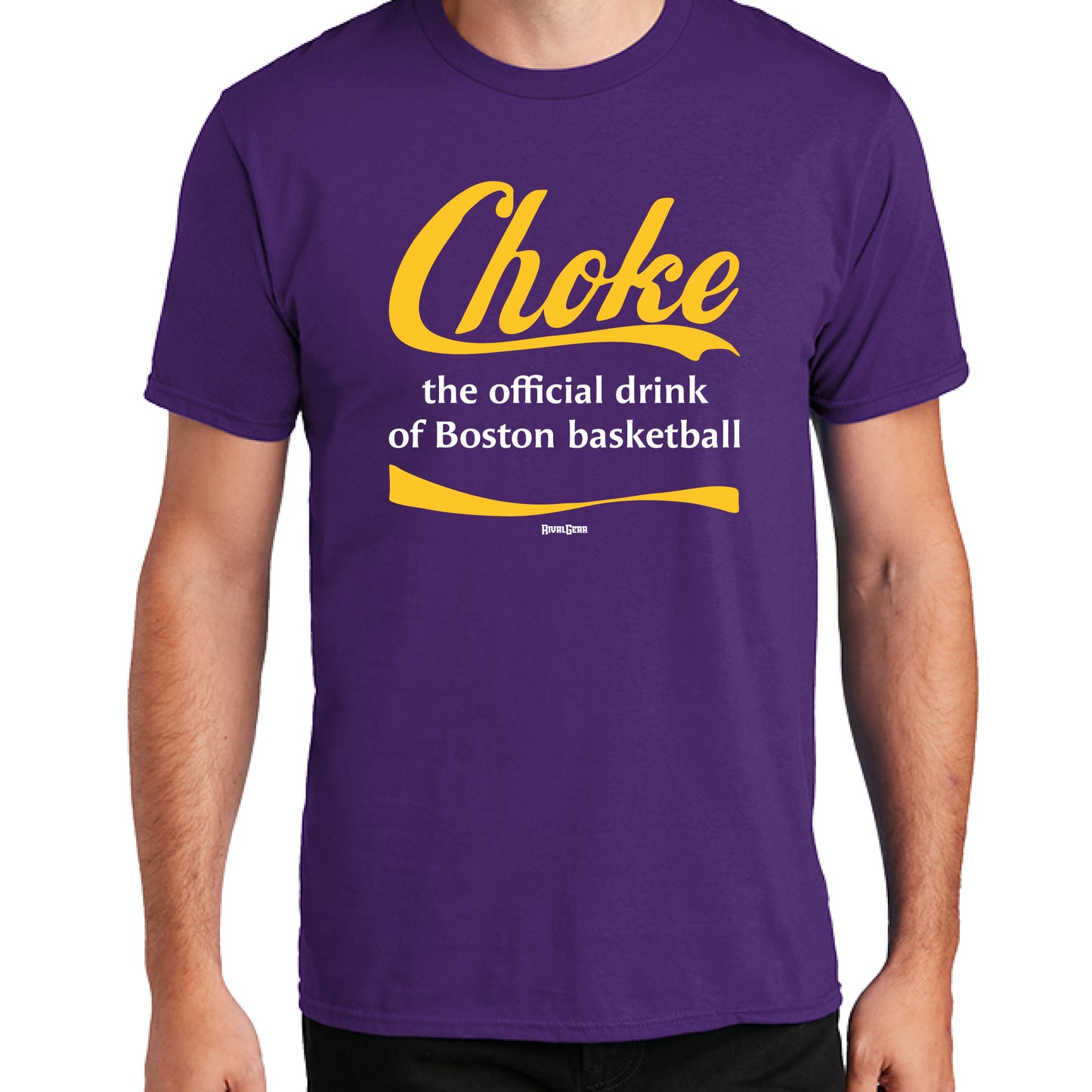 Choke T-Shirt for Los Angeles Basketball Fans (Anti-Boston)