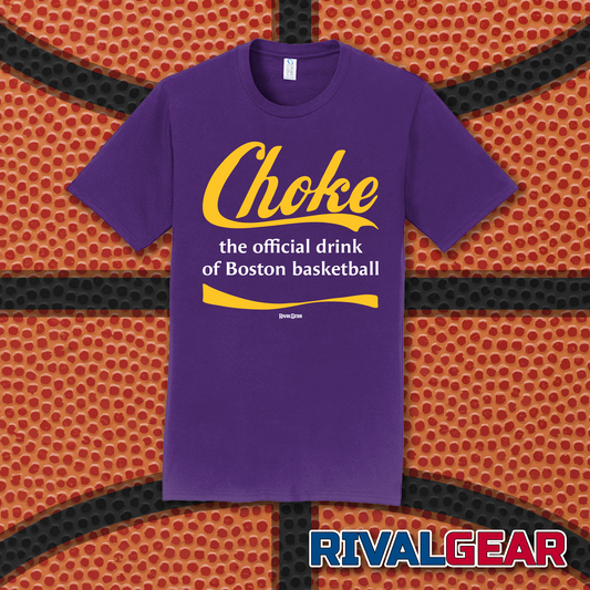 Choke T-Shirt for Los Angeles Basketball Fans (Anti-Boston)