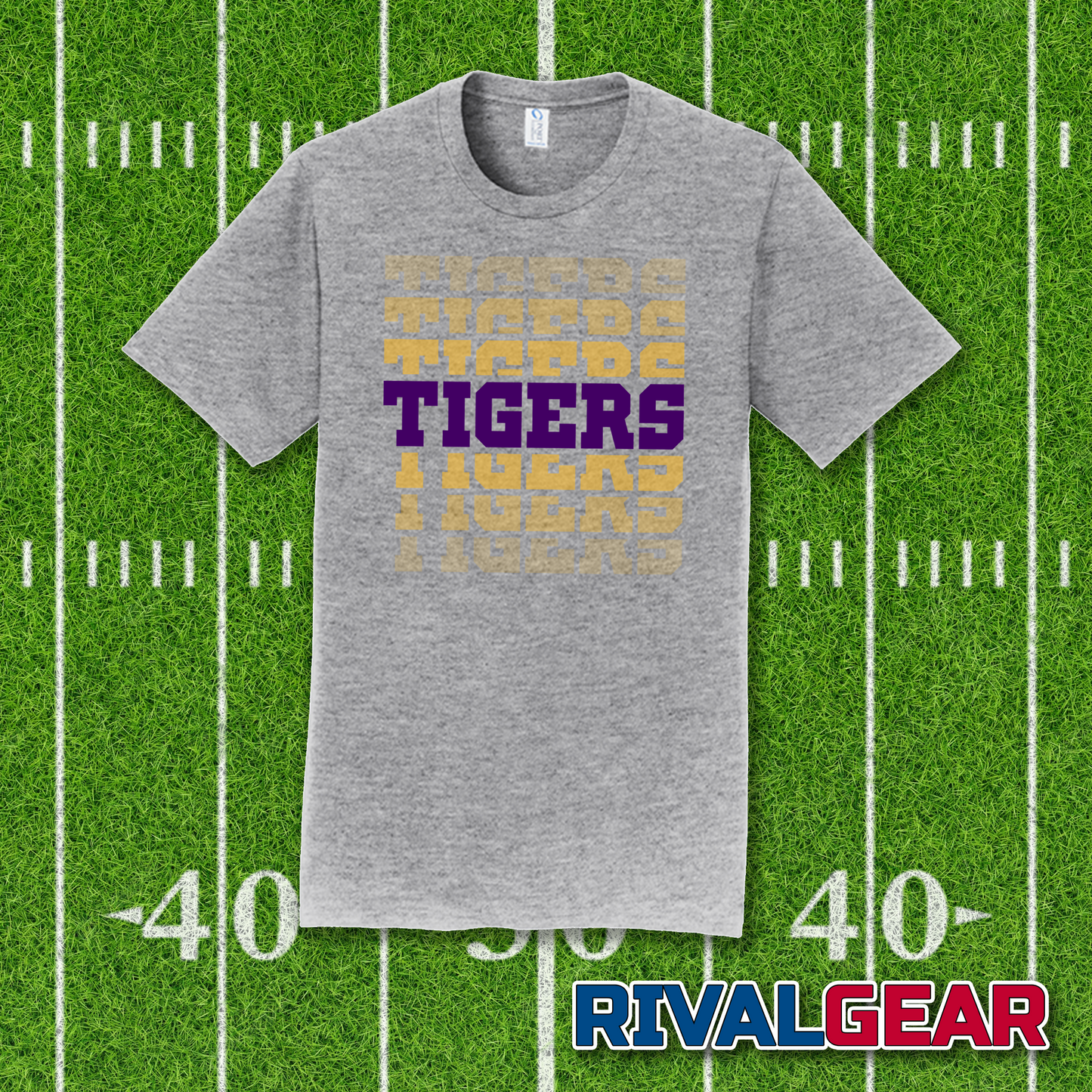 Tigers Echo - LSU Football Fans T-Shirt