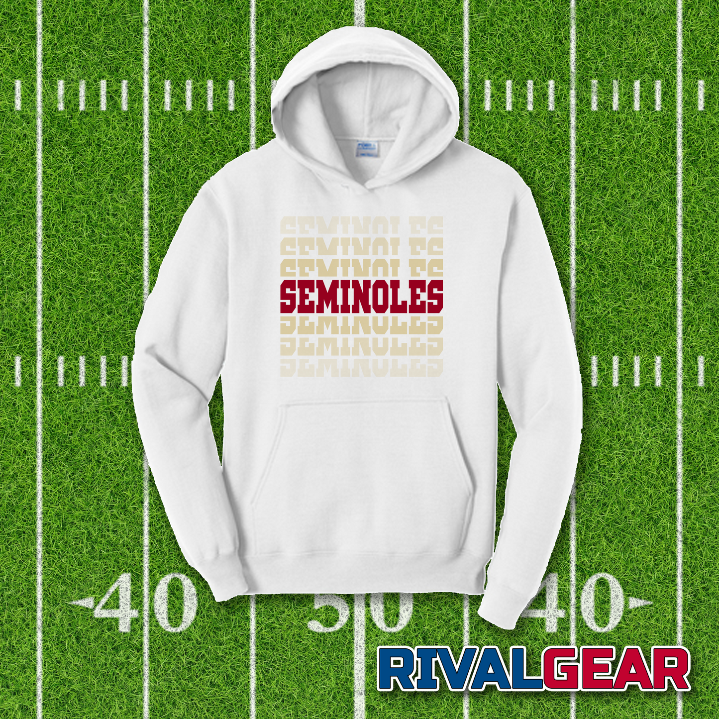 Florida State Echo - Florida State Football Fans Hoodie