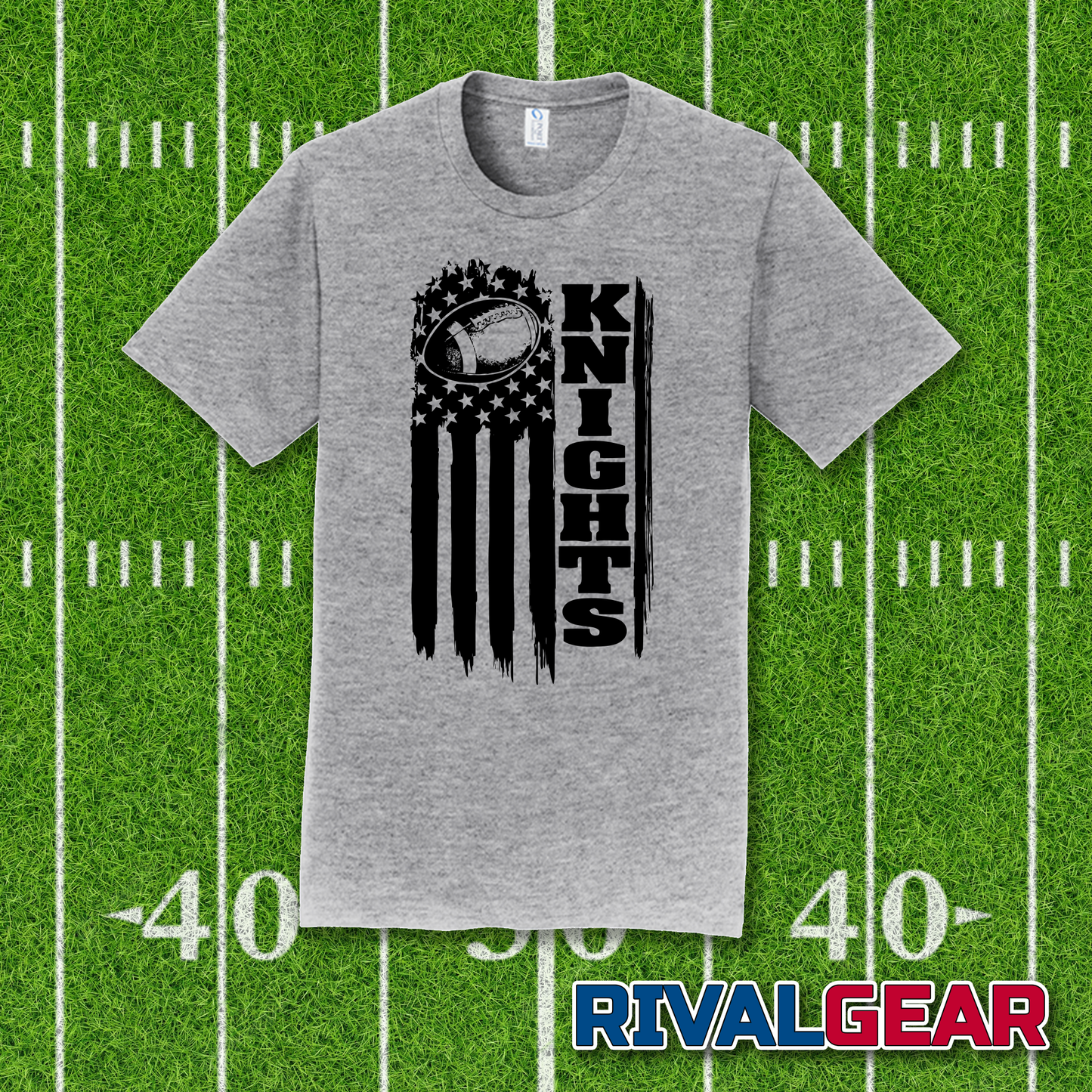 Flag Football Knights - Knights Football Fans T-Shirt