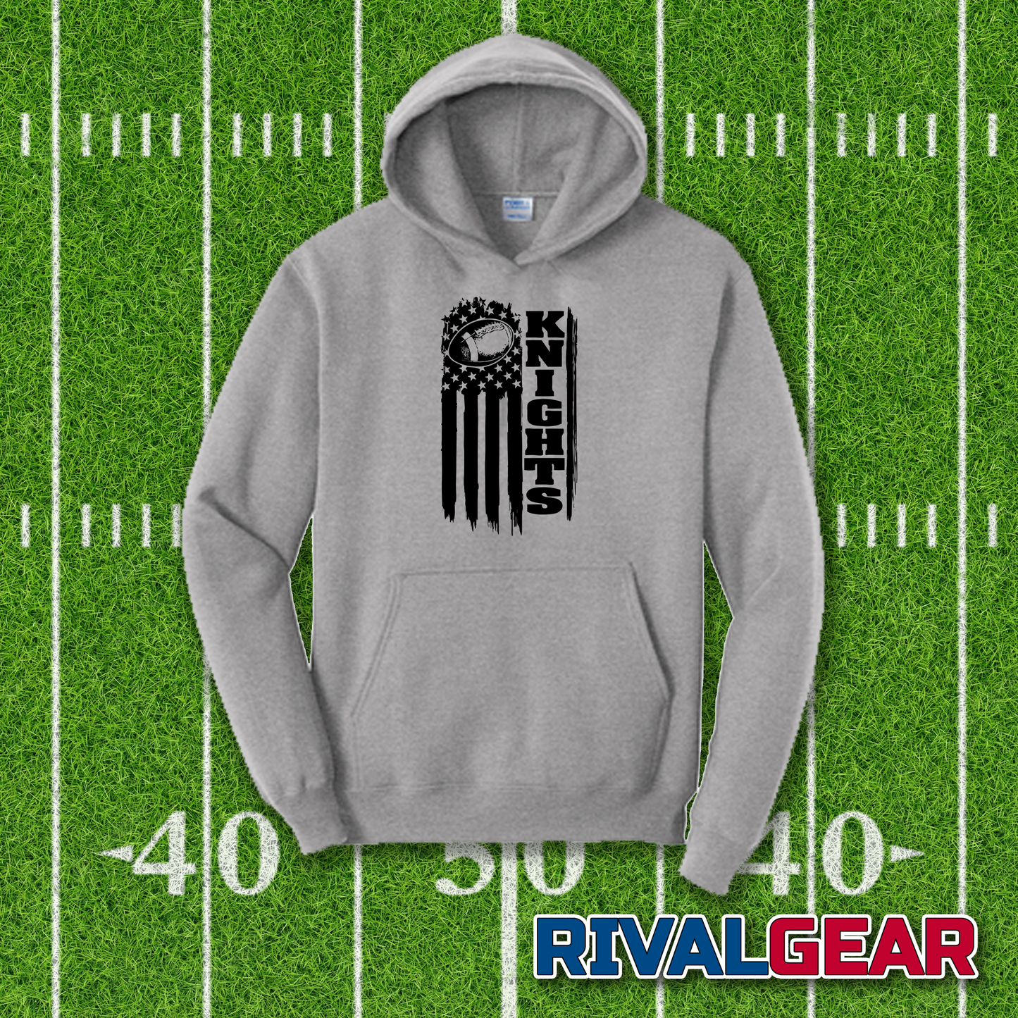 Flag Football Knights - Knights Football Fans Hoodie