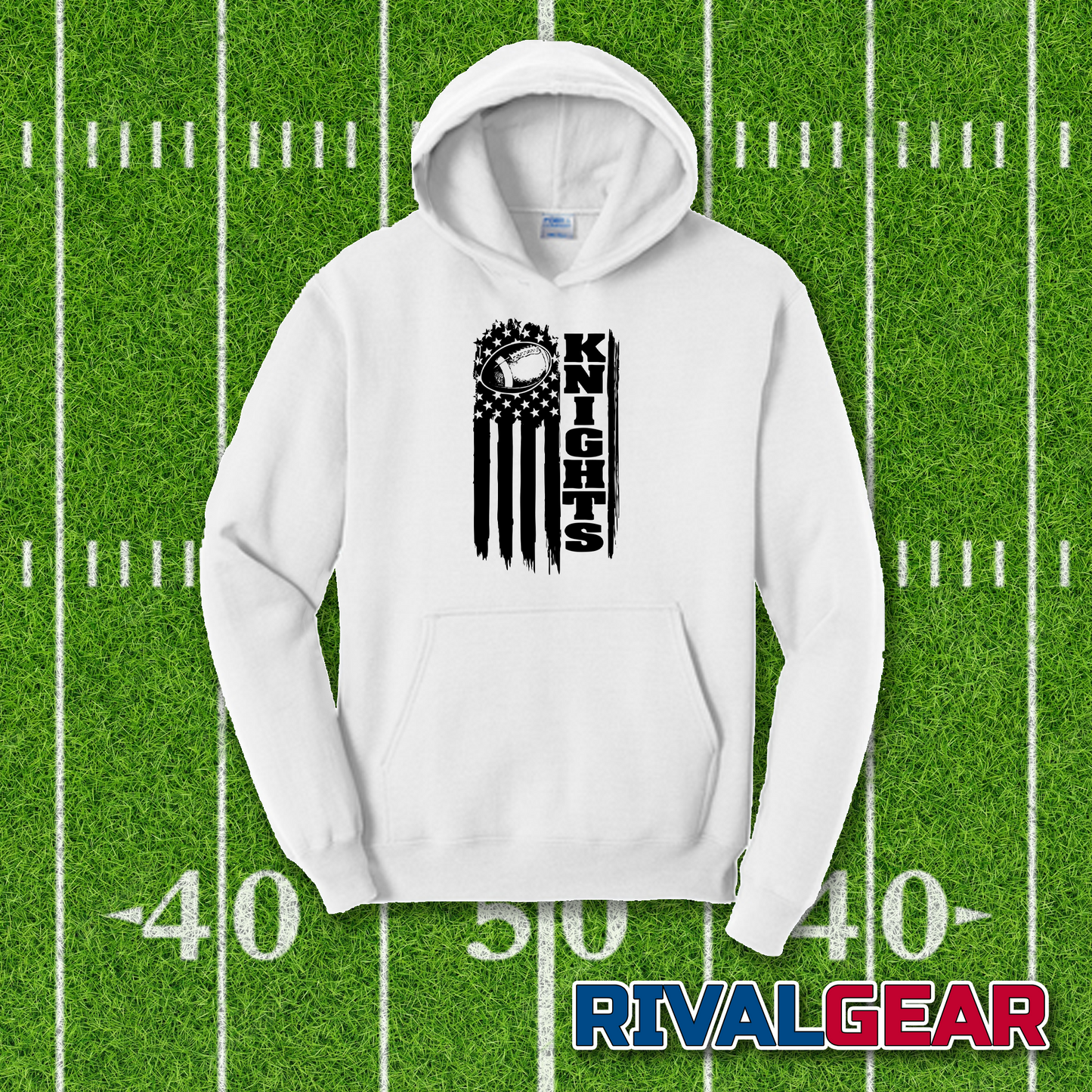 Flag Football Knights - Knights Football Fans Hoodie