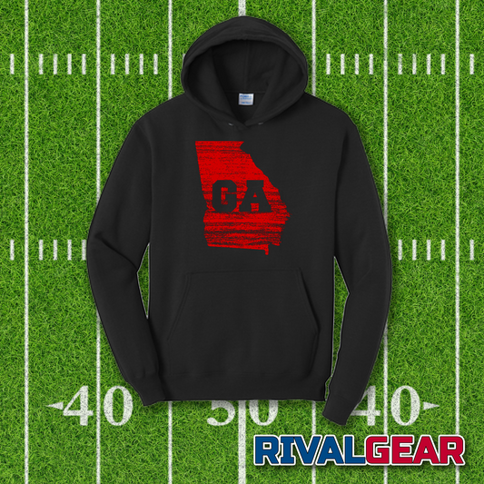 State OF Georgia - Georgia Football Fans Hoodie