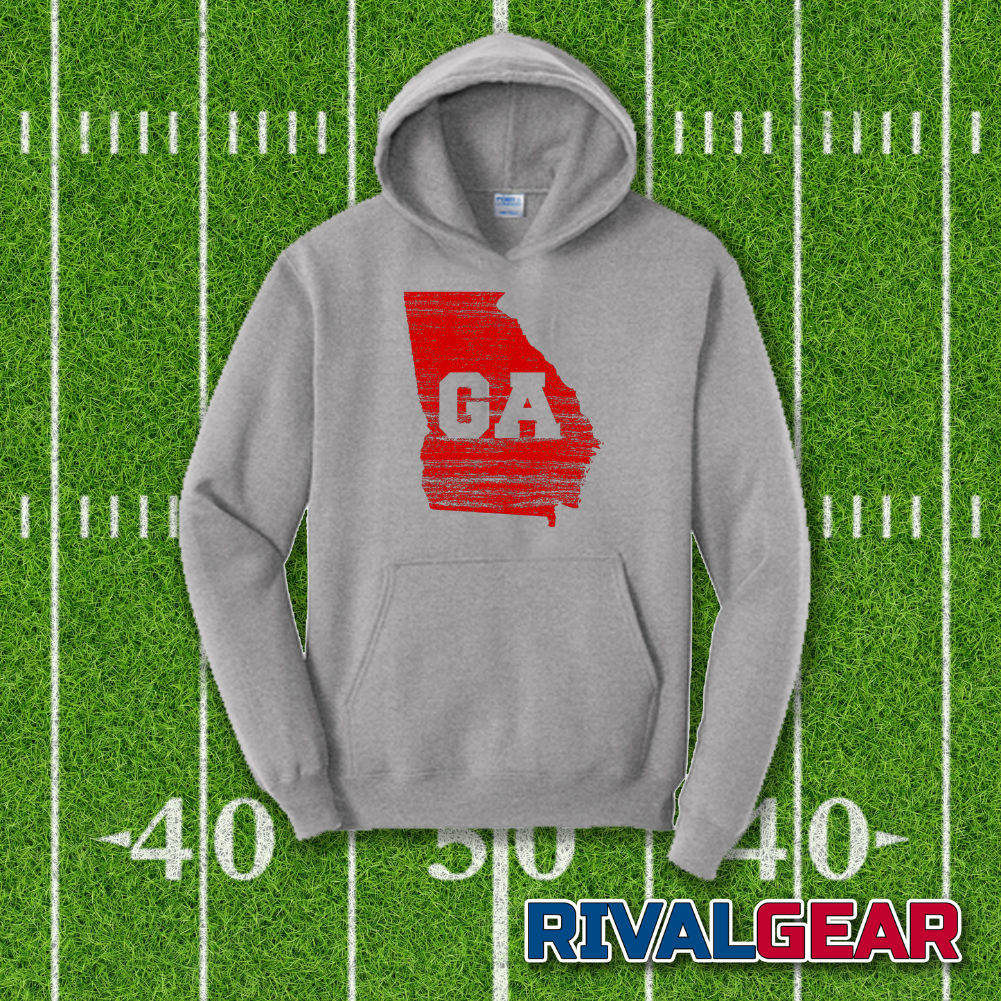 State OF Georgia - Georgia Football Fans Hoodie