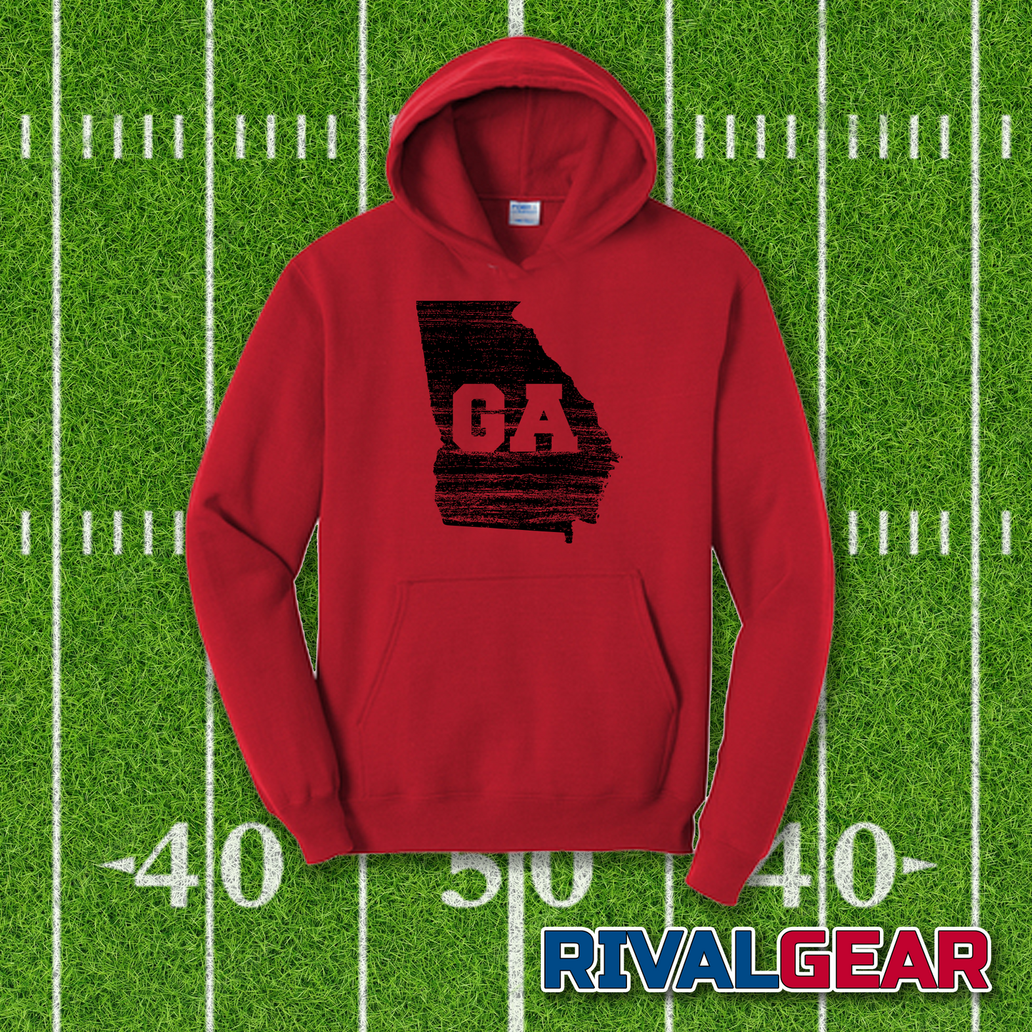 State OF Georgia - Georgia Football Fans Hoodie