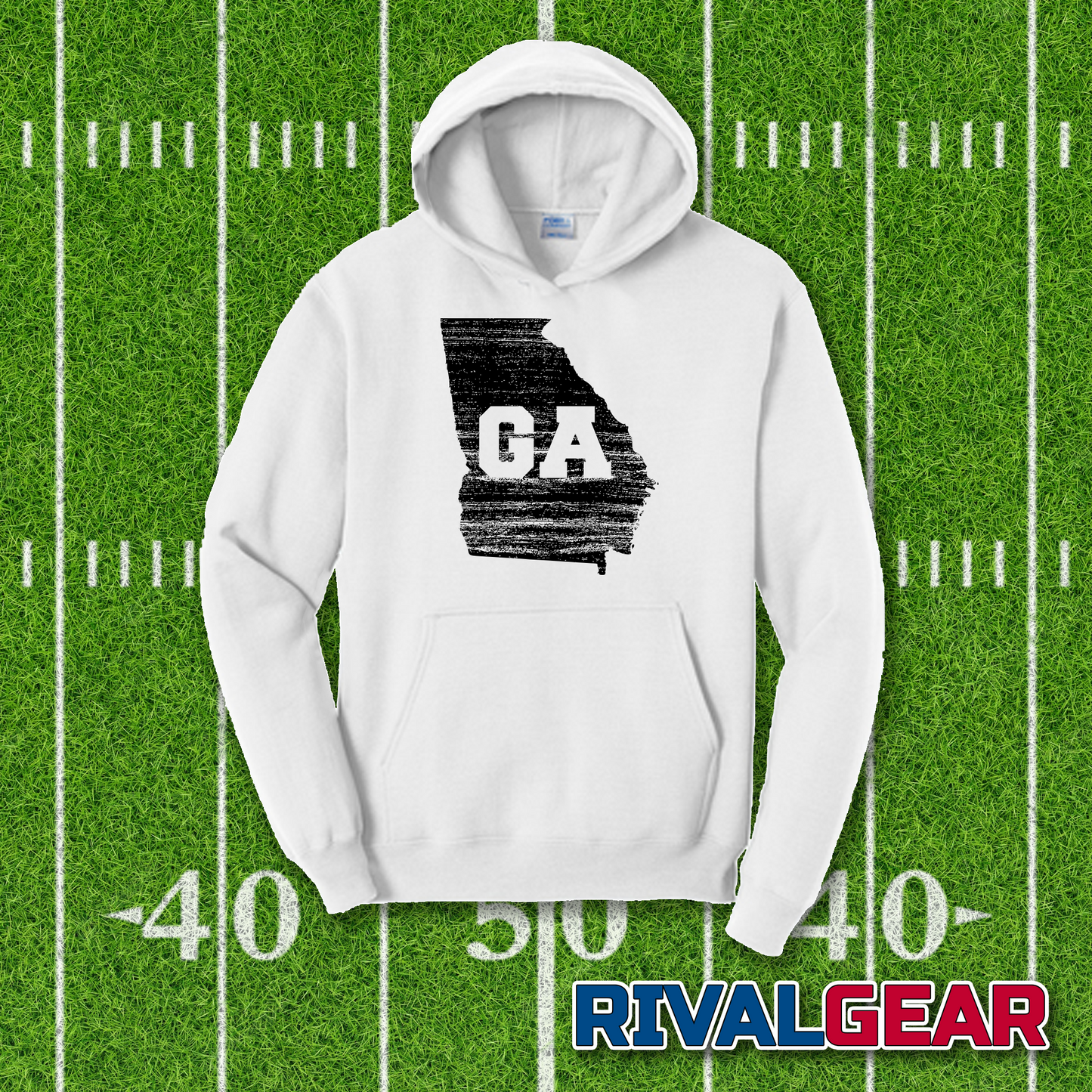 State OF Georgia - Georgia Football Fans Hoodie