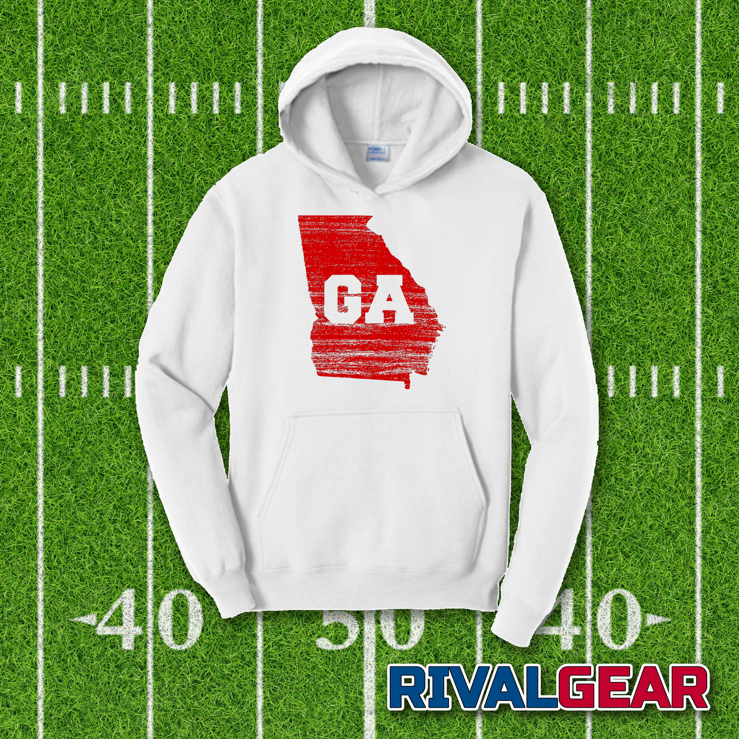 State OF Georgia - Georgia Football Fans Hoodie