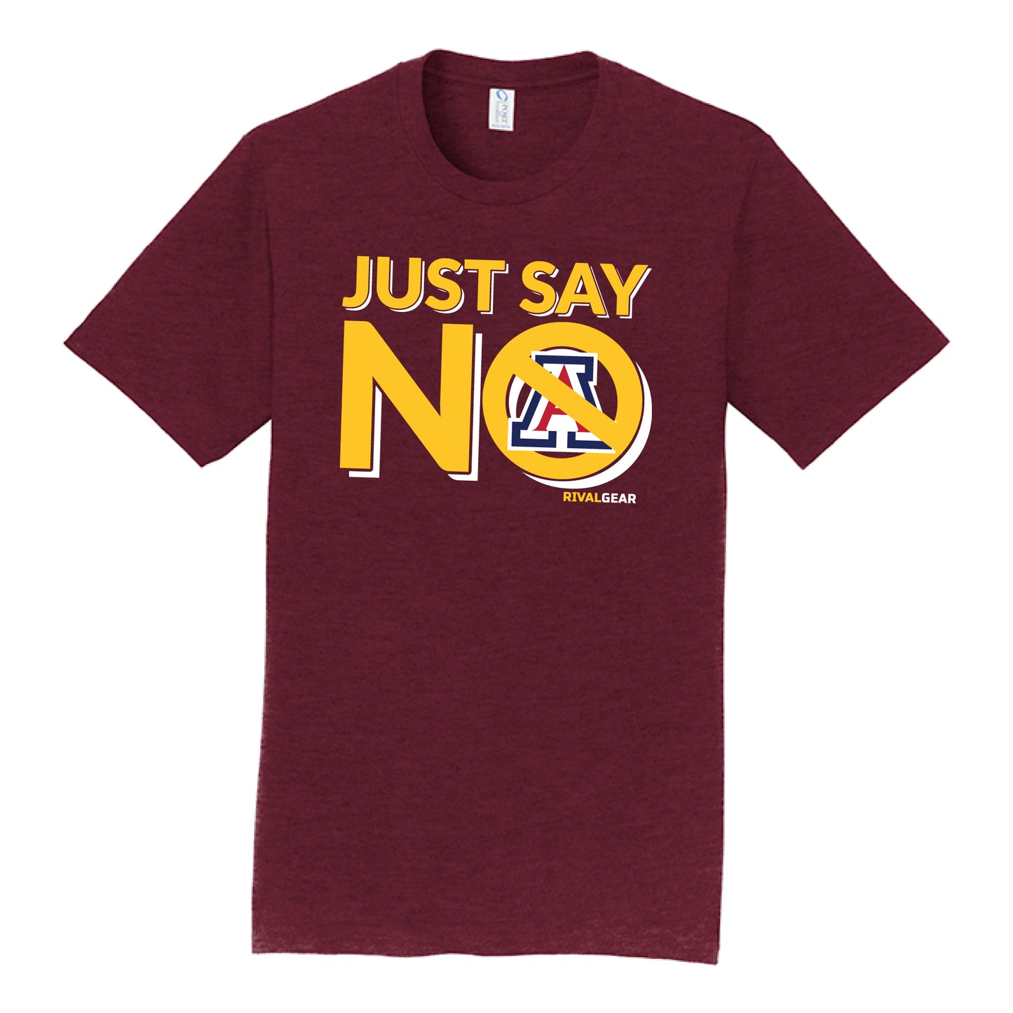 Just Say No T-Shirt for Arizona State Football Fans (Anti-Airzona)