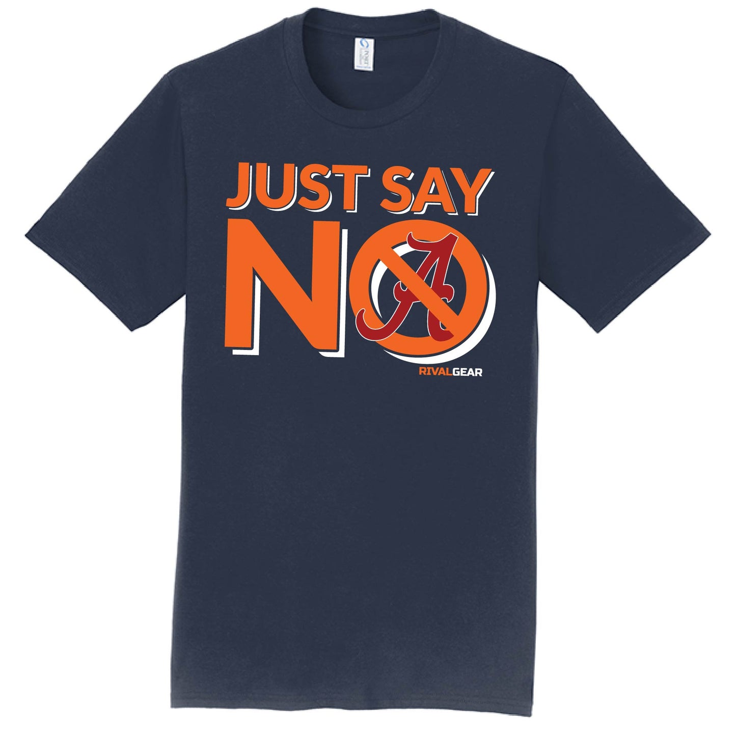 Just Say No T-Shirt for Auburn Football Fans (Anti-Alabama)