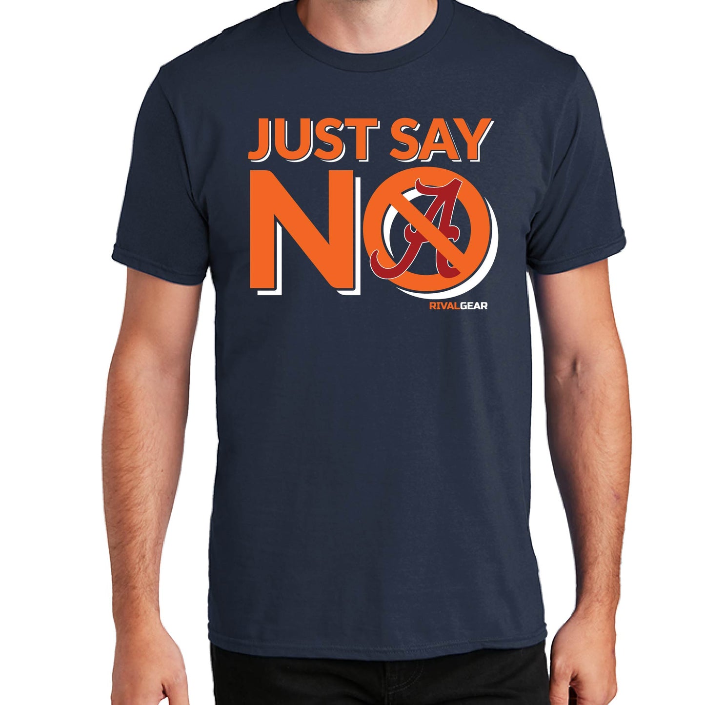 Just Say No T-Shirt for Auburn Football Fans (Anti-Alabama)