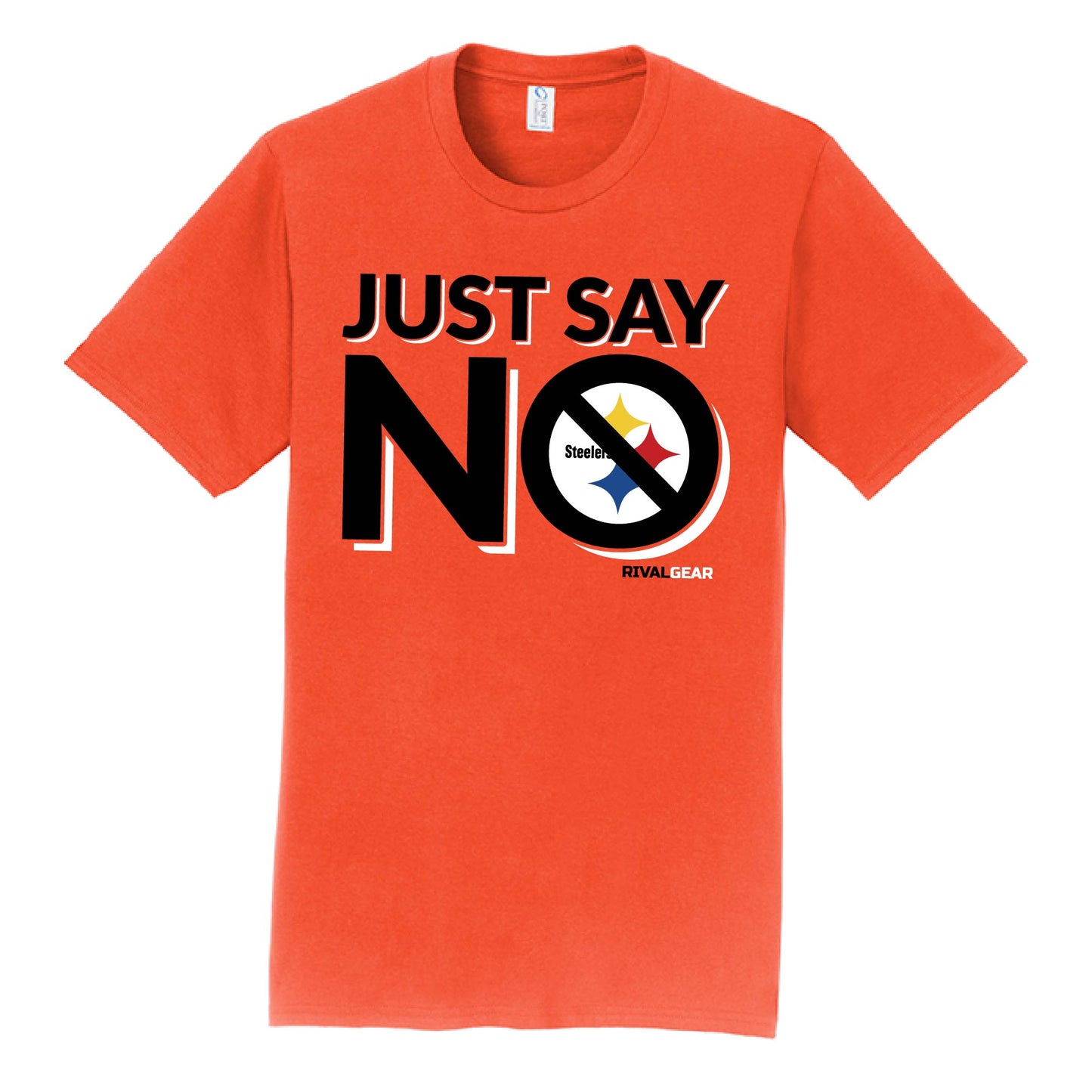 Just Say No T-Shirt for Bengals Football Fans (Anti-Steelers)