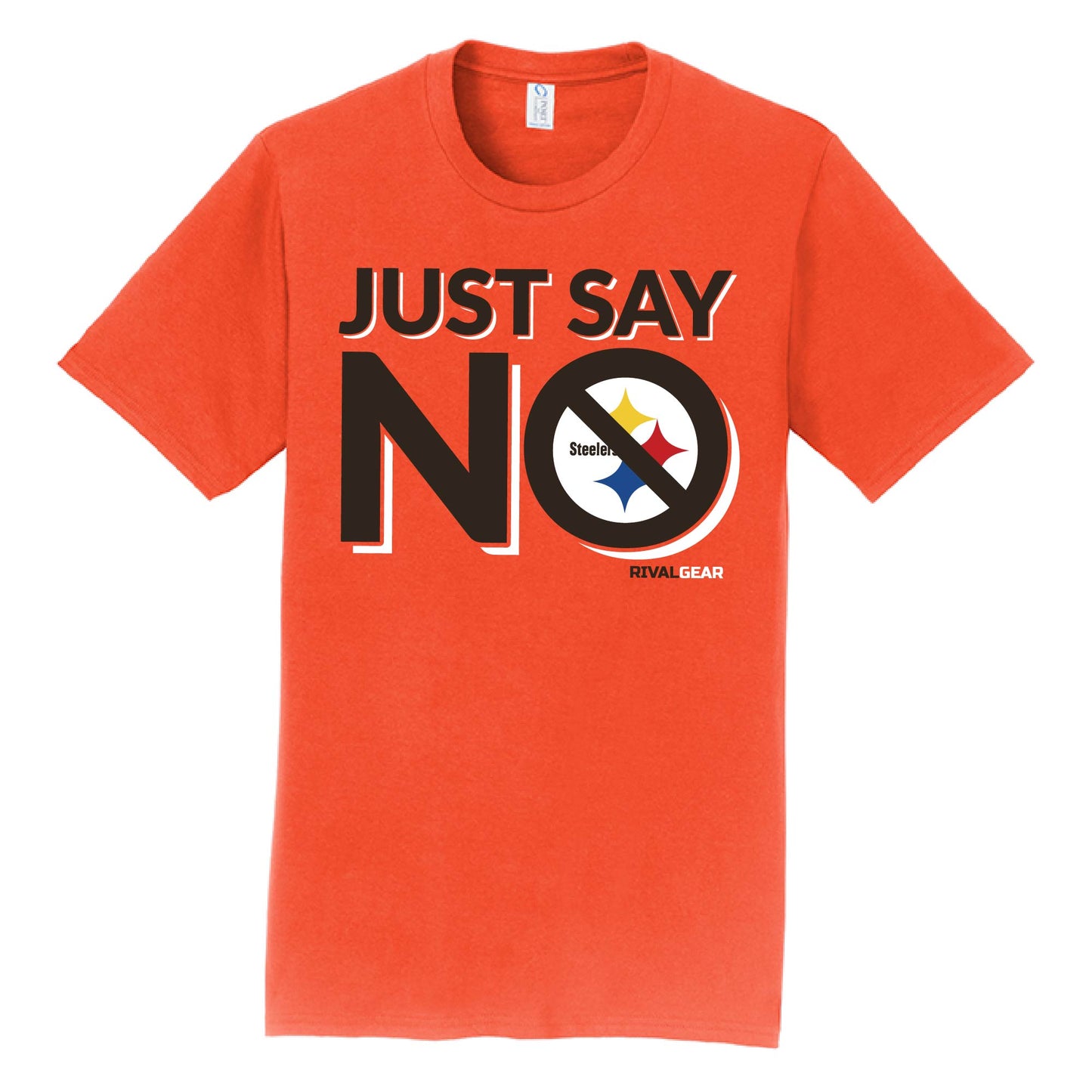 Just Say No T-Shirt for Browns Football Fans (Anti-Steelers)