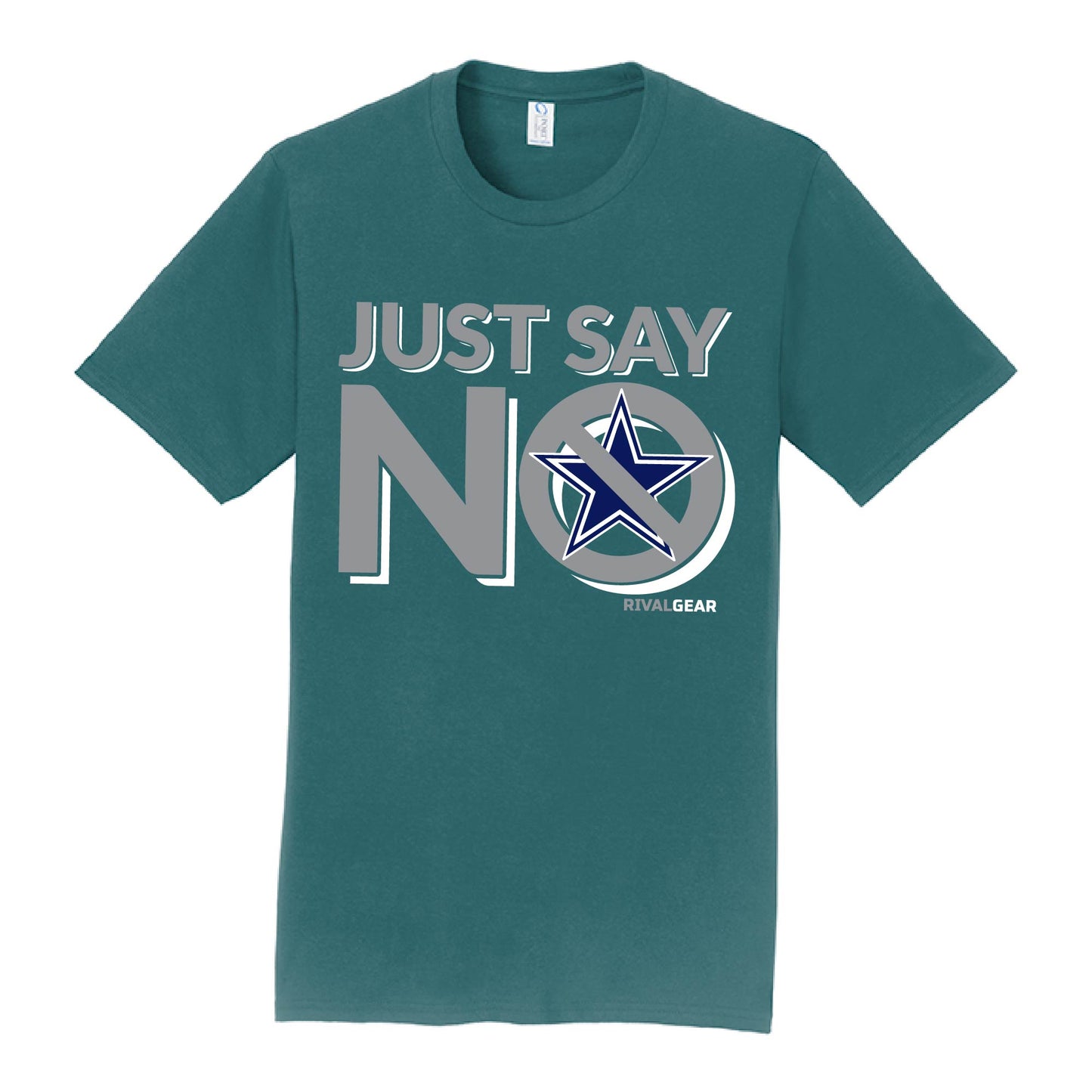 Just Say No T-Shirt for Eagles Football Fans (Anti-Cowboys)