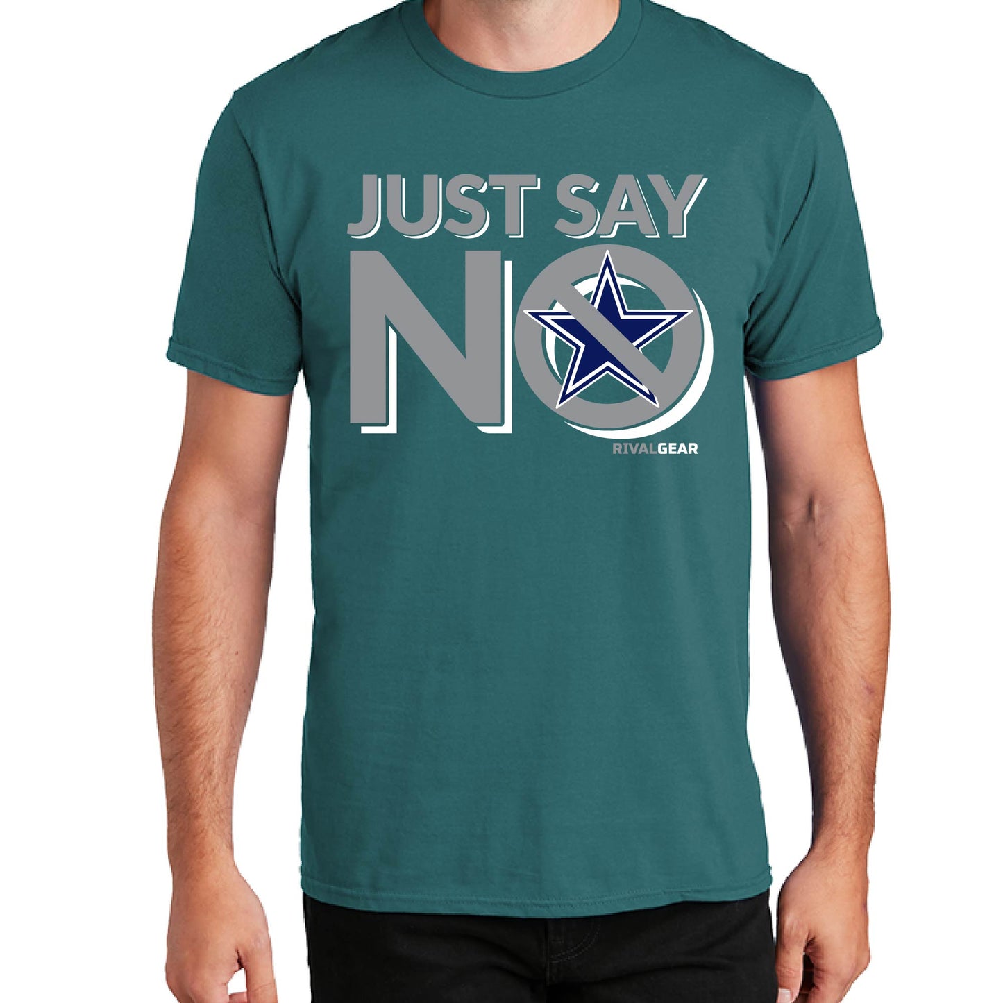 Just Say No T-Shirt for Eagles Football Fans (Anti-Cowboys)