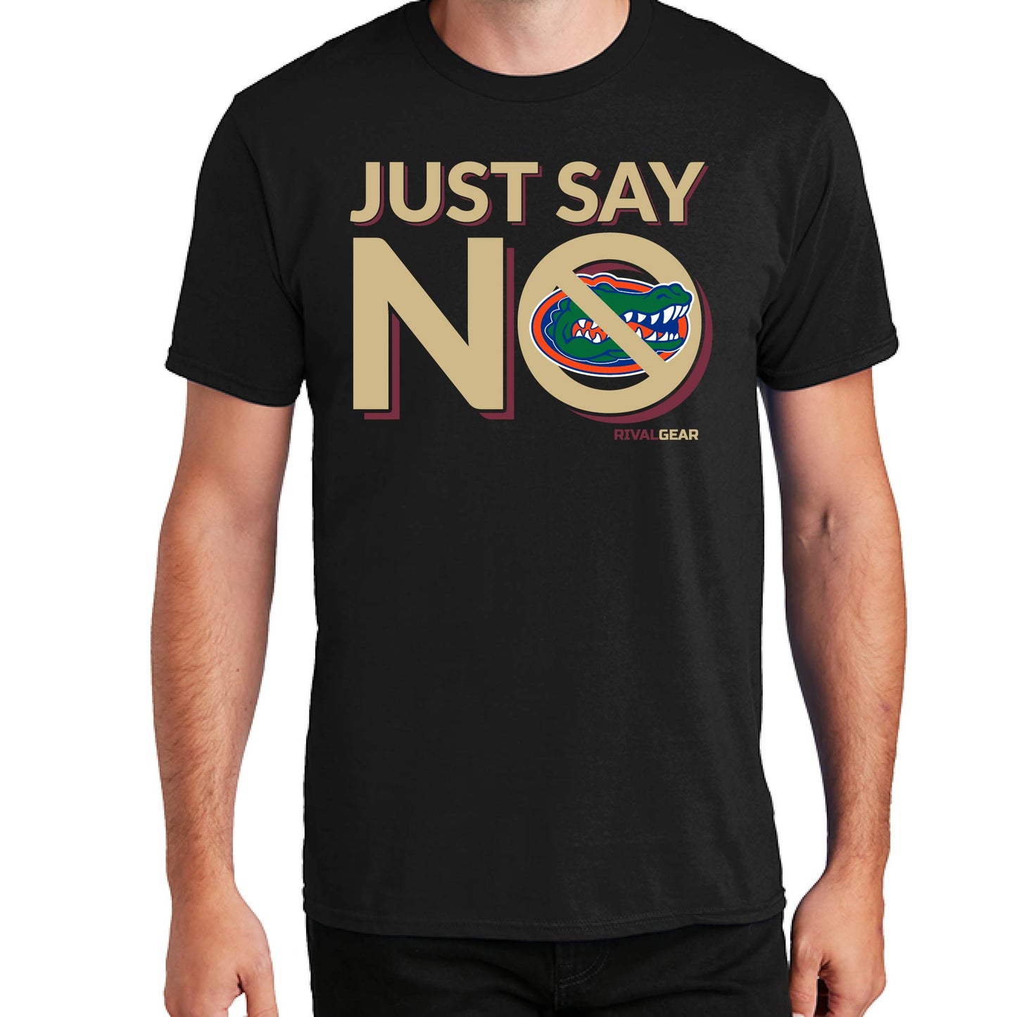 Just Say No T-Shirt for Florida State Football Fans (Anti-Florida)