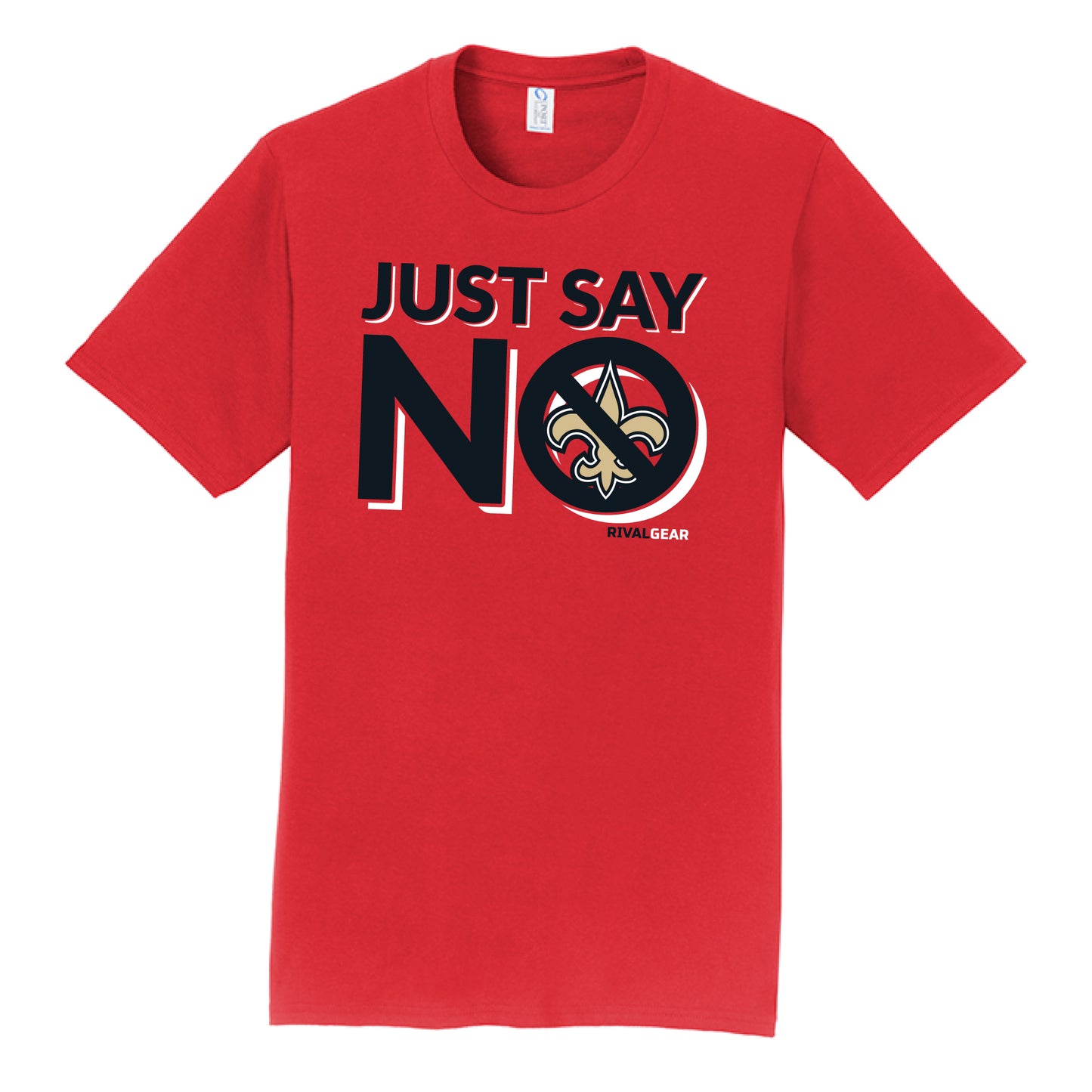 Just Say No T-Shirt for Falcons Football Fans (Anti-Saints)
