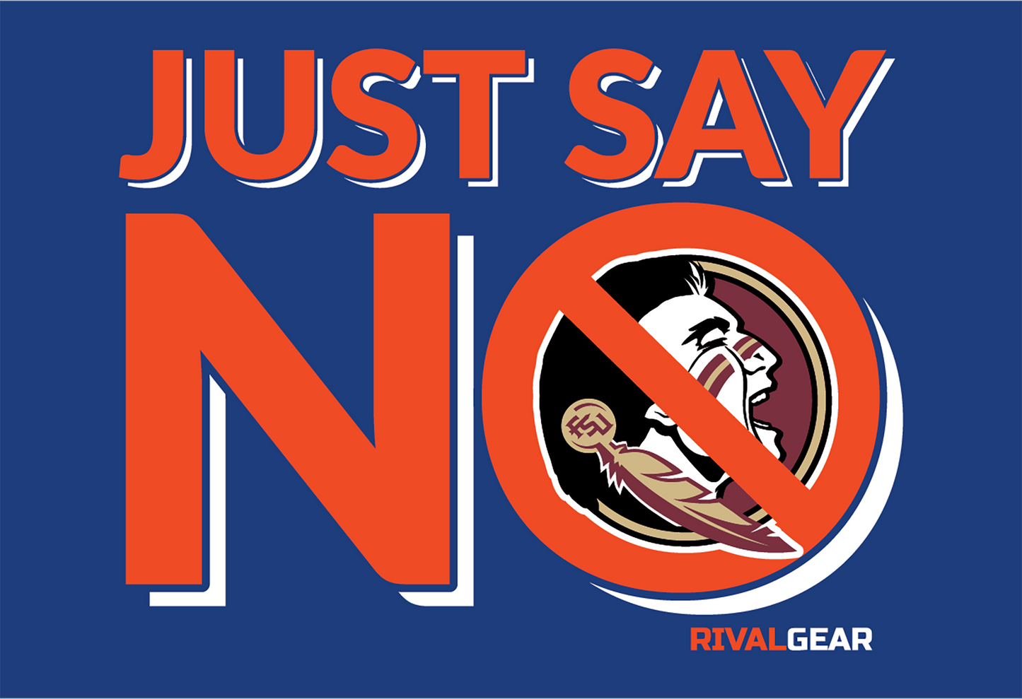 Just Say No T-Shirt for Florida Football Fans (Anti-FSU)