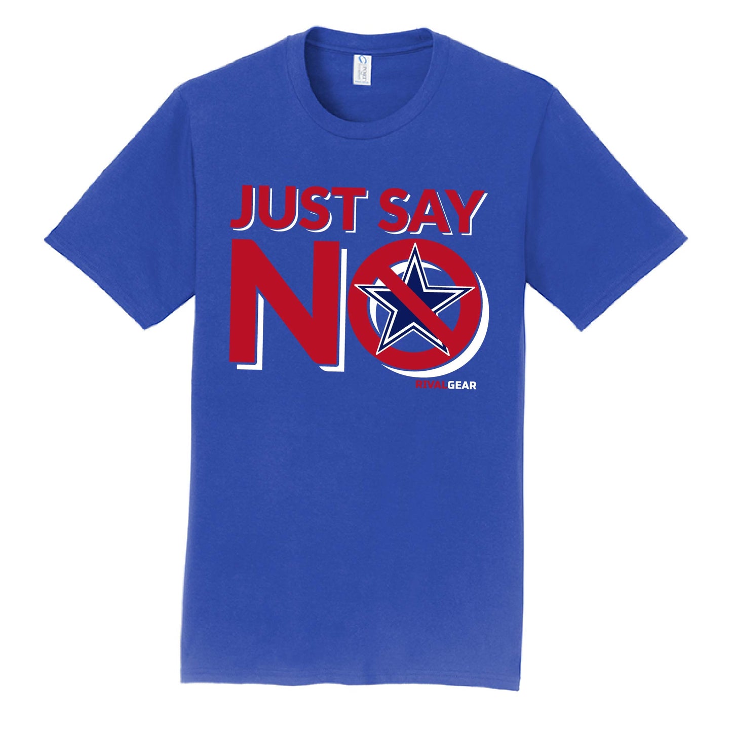 Just Say No T-Shirt for Giants Football Fans (Anti-Cowboys)