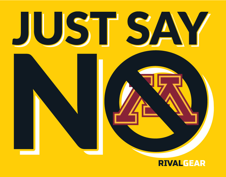 Just Say No Hoodie for Iowa Football Fans (Anti-Cyclones)