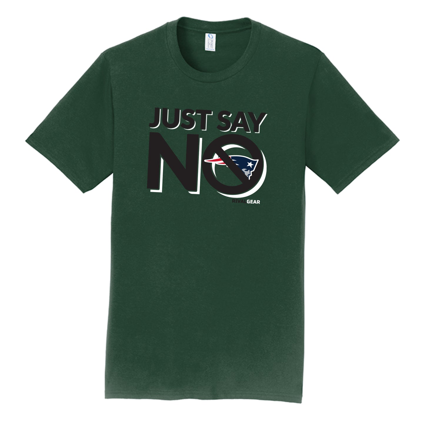 Just Say No T-Shirt for Jets Football Fans (Anti-Patriots)