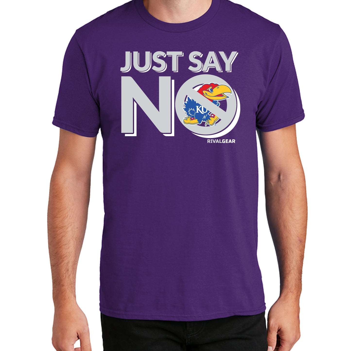 Just Say No T-Shirt for Kansas State Football Fans (Anti-Kansas)