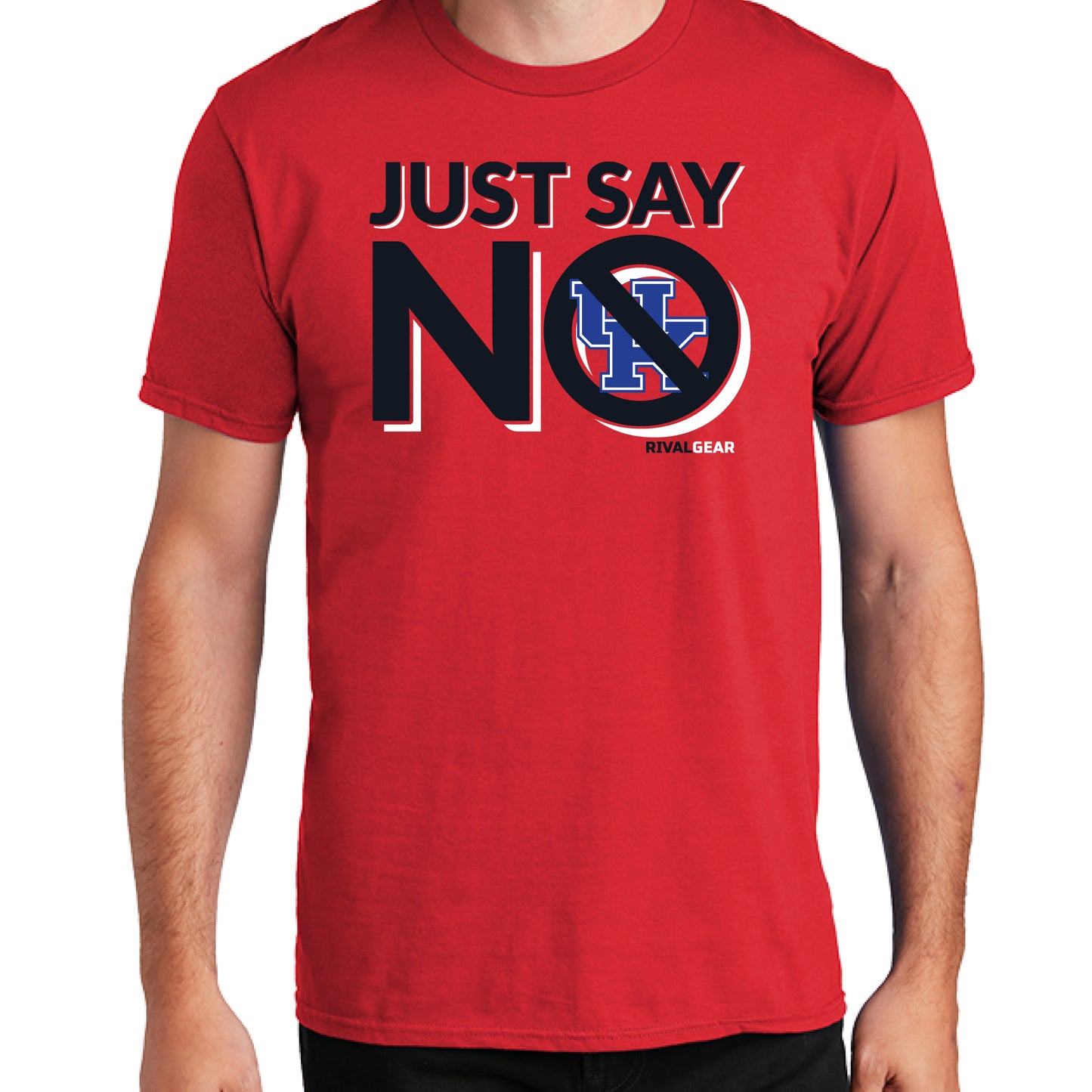 Just Say No T-Shirt for Louisville Football Fans (Anti-Kentucky)