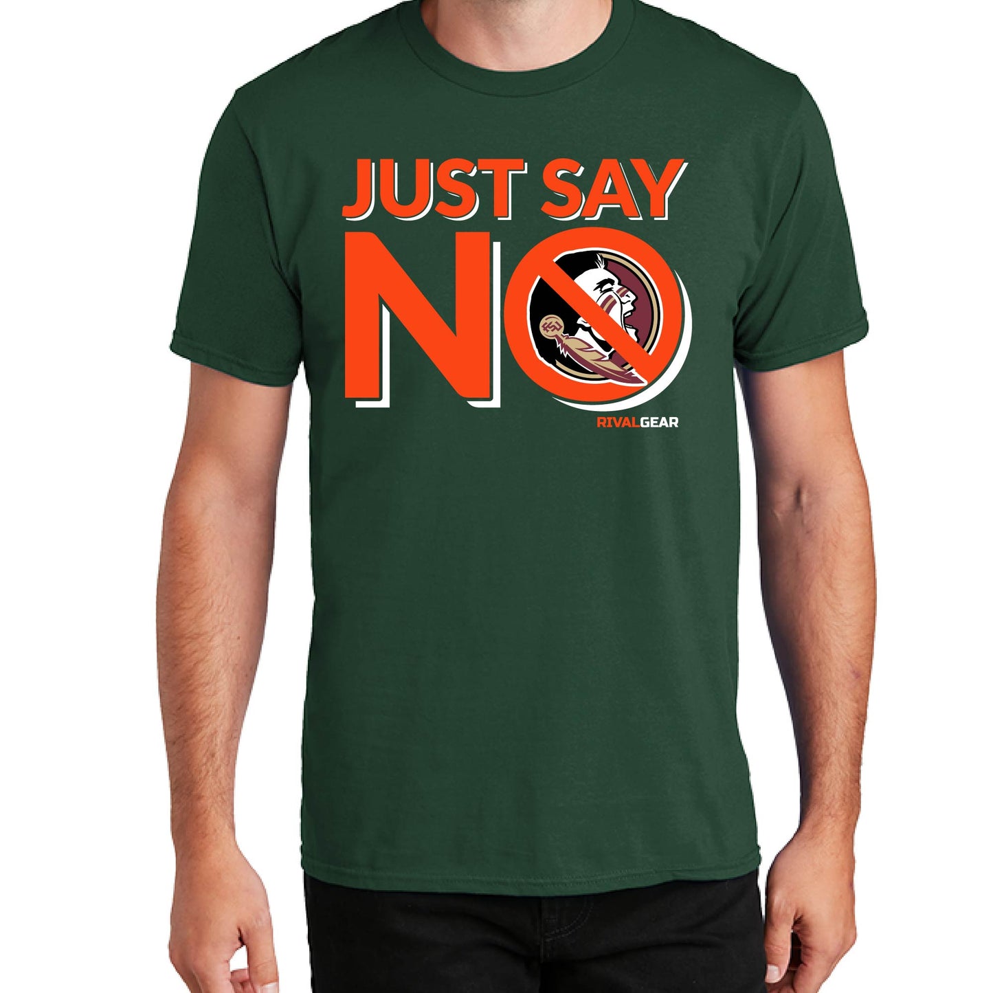 Just Say No T-Shirt for Miami Football Fans (Anti-FSU)