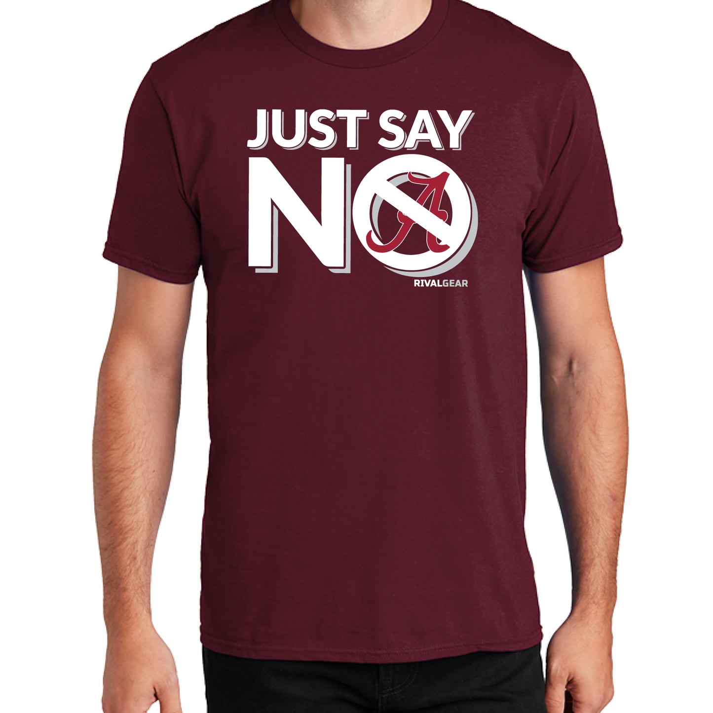 Just Say No T-Shirt for Mississippi State Football Fans (Anti-Alabama)