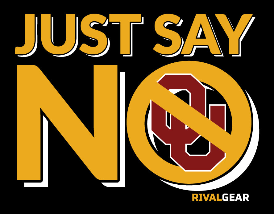 Just Say No T-Shirt for Missouri Football Fans (Anti-Oklahoma)