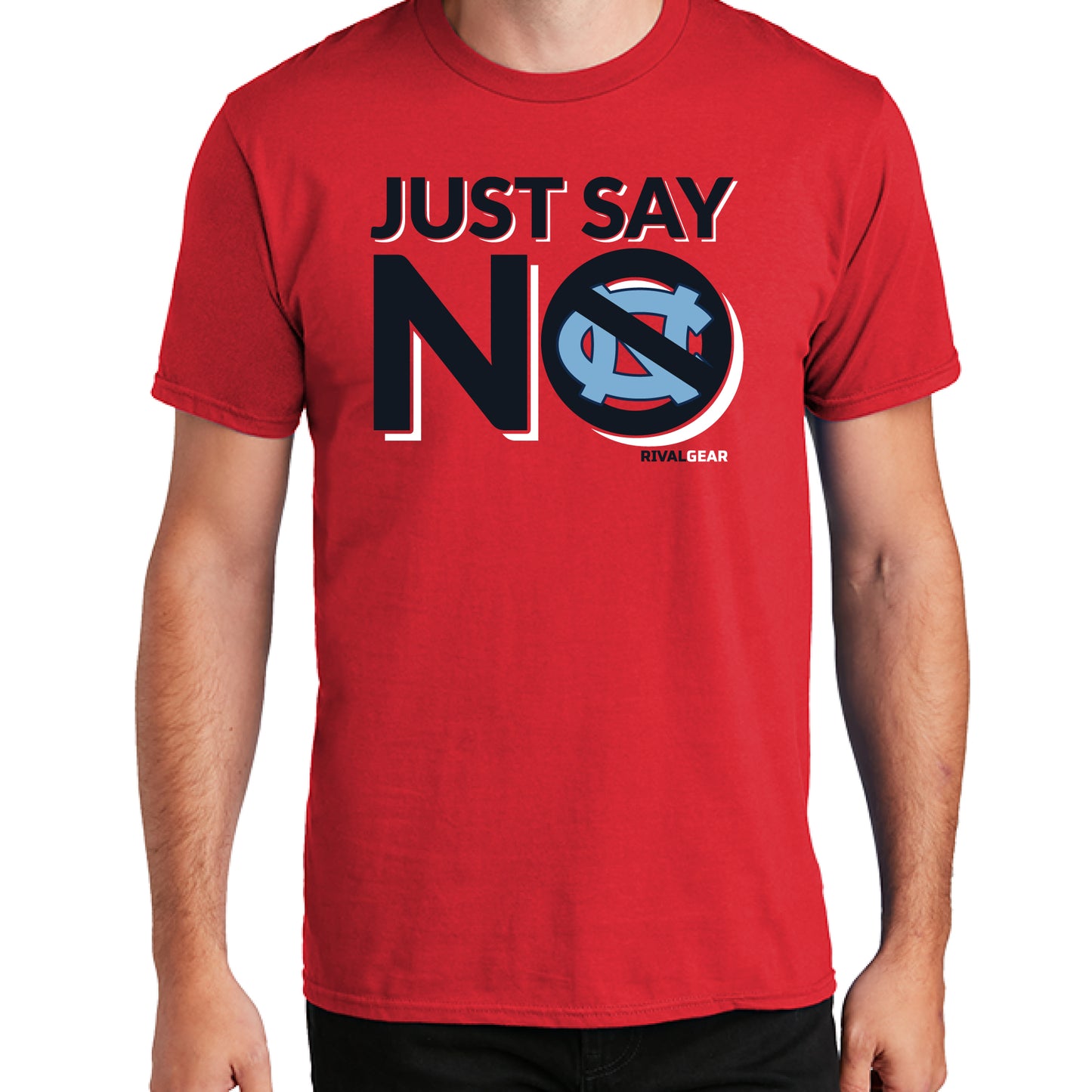 Just Say No T-Shirt for NC State Football Fans (Anti-Tarheels)