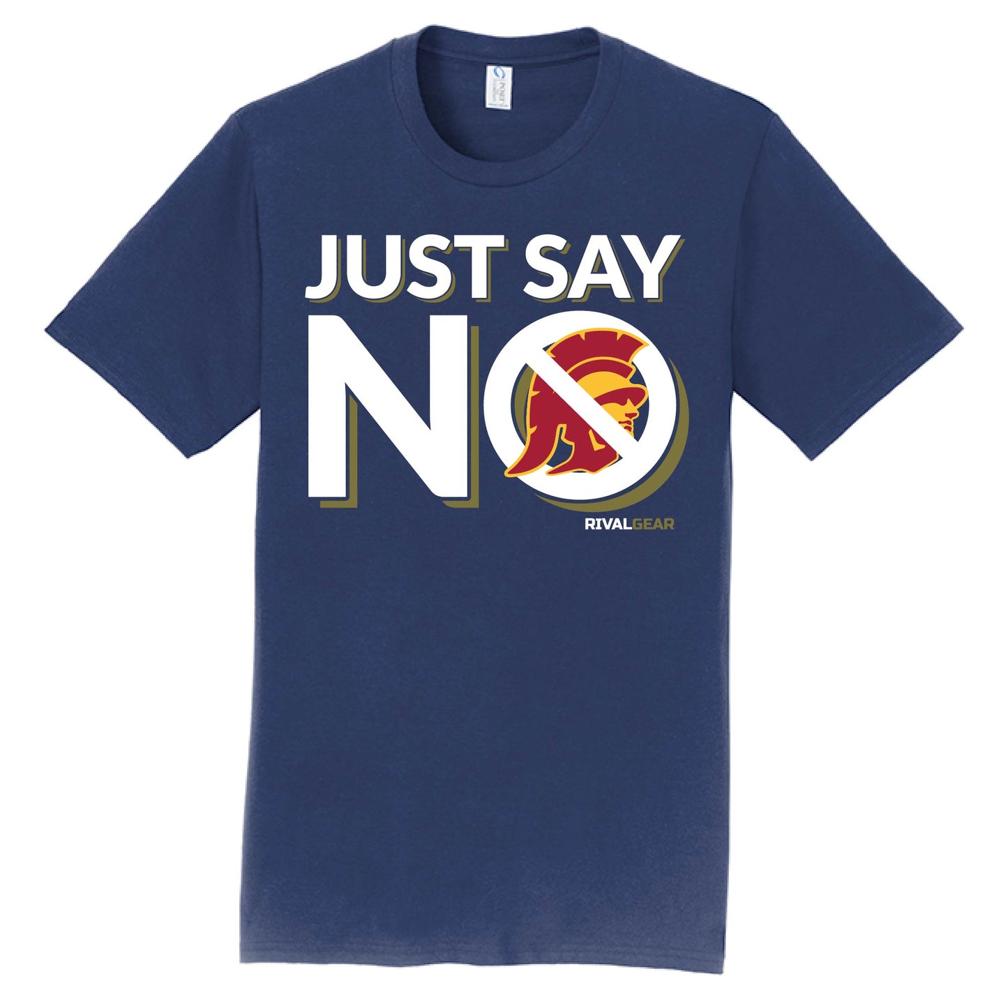 Just Say No T-Shirt for Notre Dame Football Fans (Anti-Trojans)