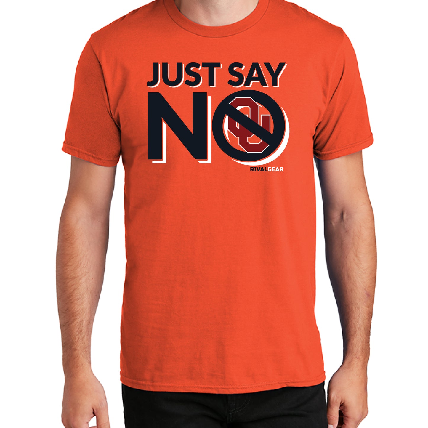 Just Say No T-Shirt for Oklahoma State Football Fans (Anti-University of Oklahoma)