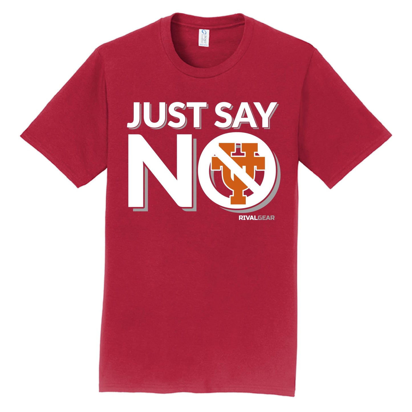 Promo Just Say No T-Shirt for Oklahoma Football Fans (Anti-Texas)