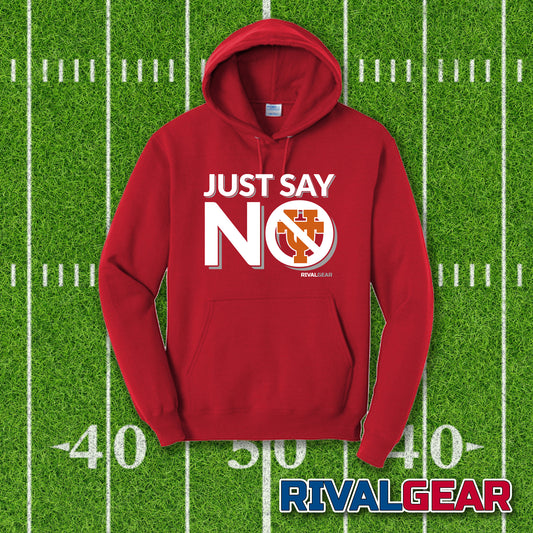 Just Say No Hoodie for Oklahoma Football Fans (Anti-Texas)