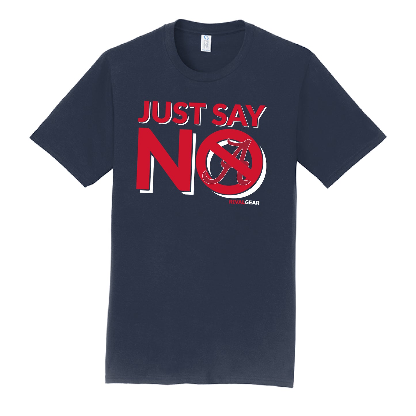 Just Say No T-Shirt for Ole Miss Football Fans (Anti-Alabama)