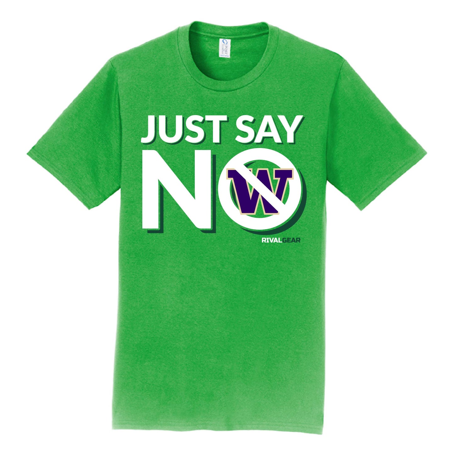 Just Say No T-Shirt for Oregon Football Fans (Anti-Washington)