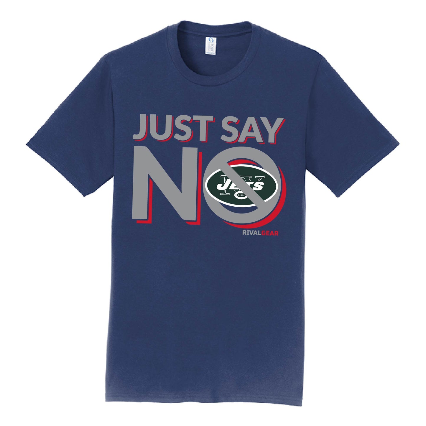 Just Say No T-Shirt for Patriots Football Fans (Anti-Jets)