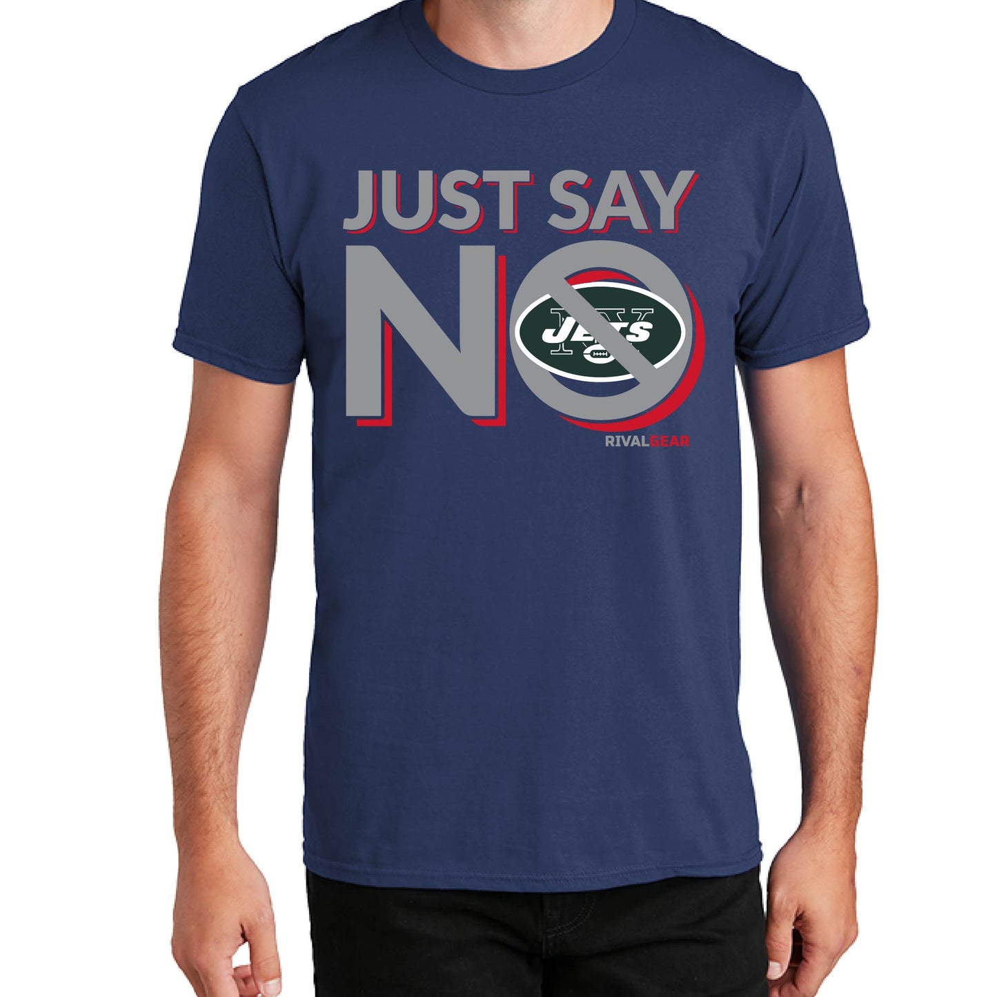 Just Say No T-Shirt for Patriots Football Fans (Anti-Jets)