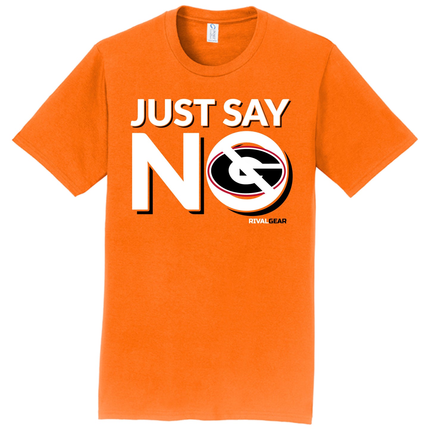 Just Say No T-Shirt for Tennessee Football Fans (Anti-Georgia)