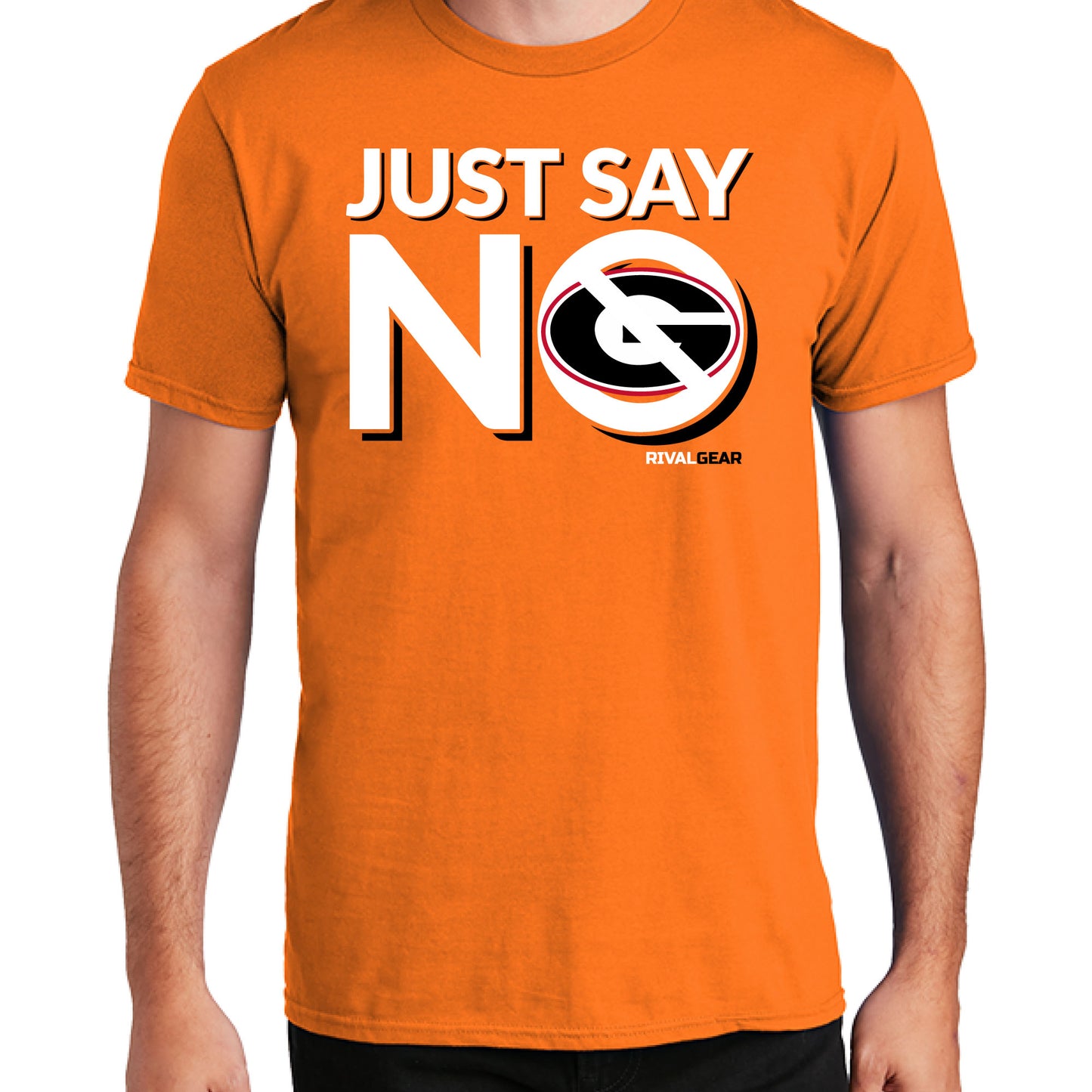 Just Say No T-Shirt for Tennessee Football Fans (Anti-Georgia)