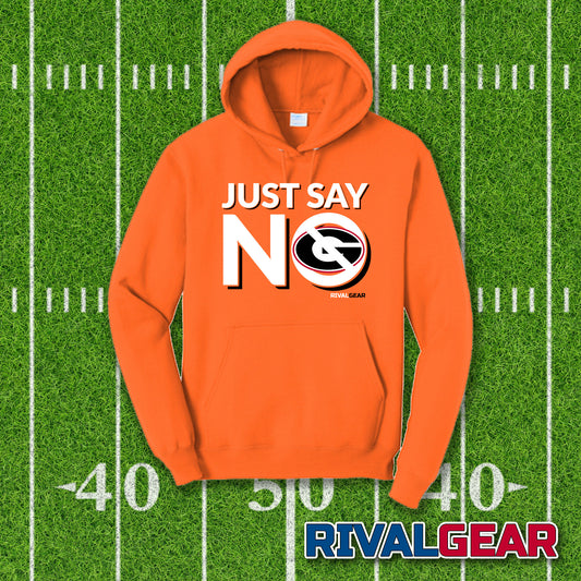 Just Say No Hoodie for Tennessee Football Fans (Anti-Georgia)